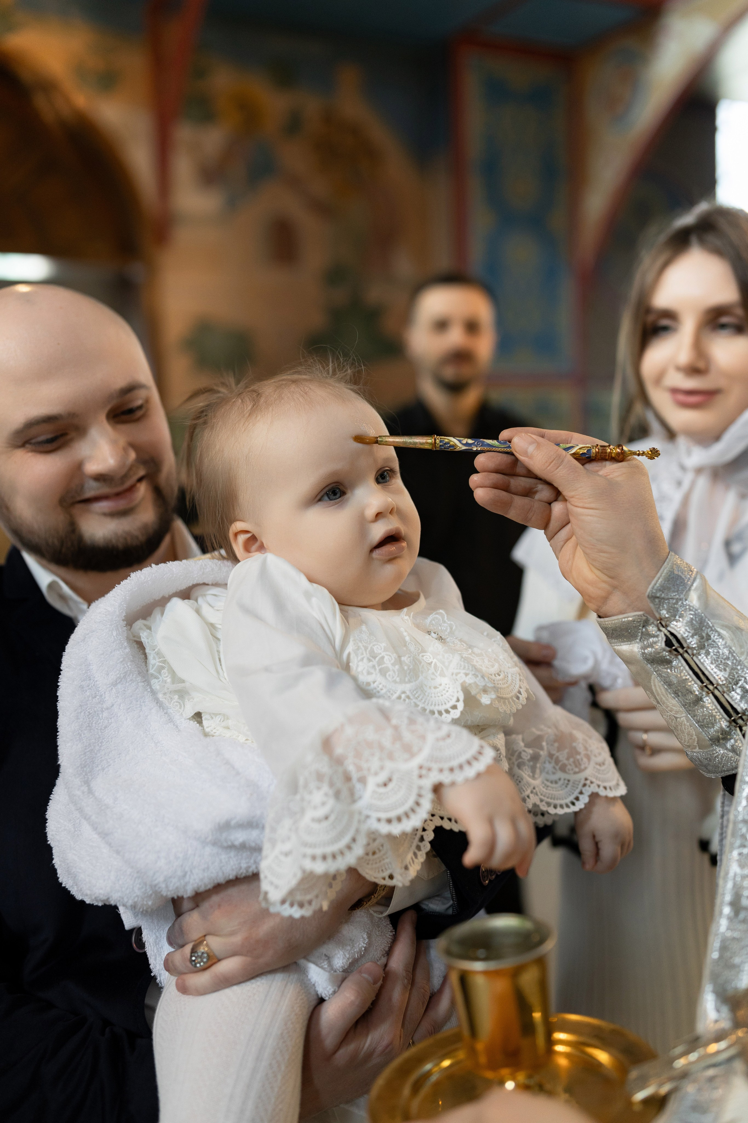 Крещение Есении в морозный и солнечный февраль. Анастасия Безуглова- свадебный фотограф в Таганроге