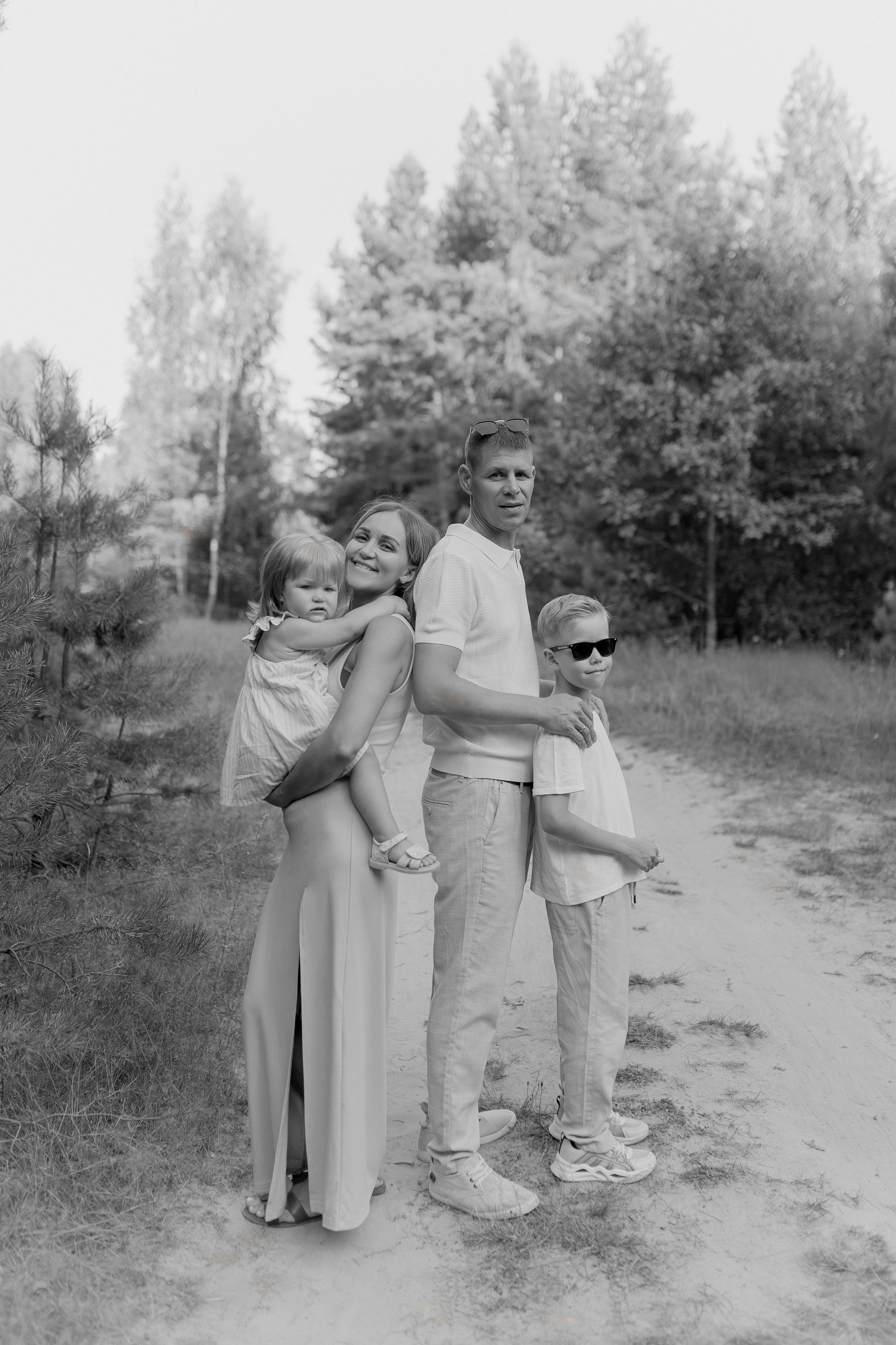 Алексей, Мария, Ваня и Варя. Фотограф Татьяна Семенова