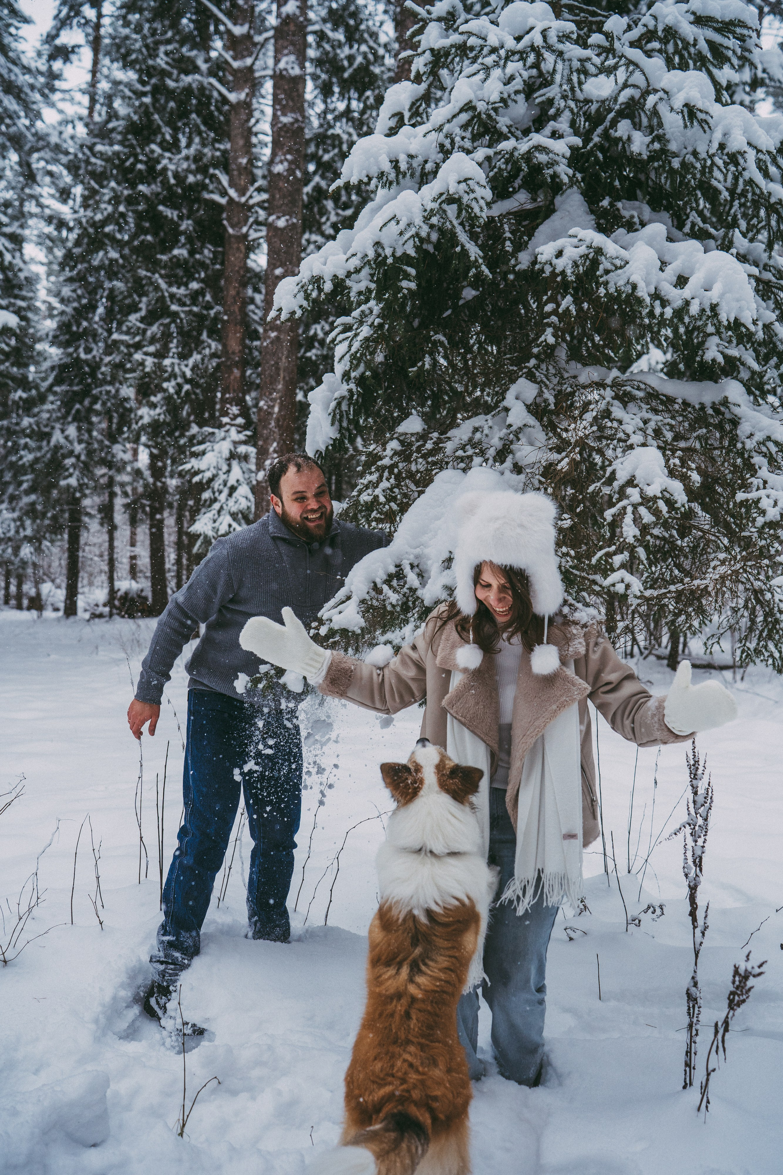 Катя, Анатолий и Елай. Фотограф анималист в Москве и Санкт-Петербурге Свиридова Анна