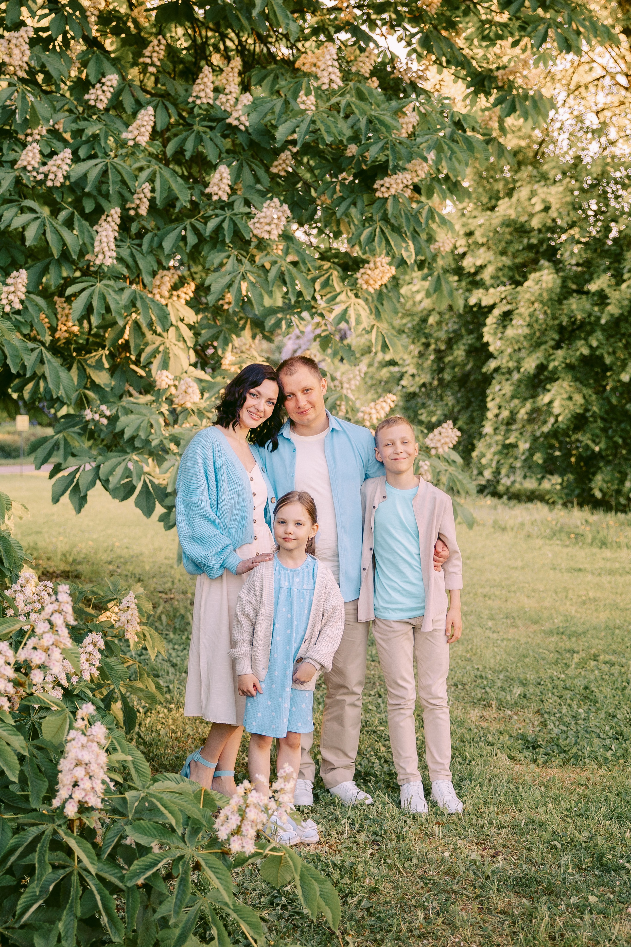 Семейная фотосессия в парке Ботанический сад. Фотограф Москва — Павел Михайлов