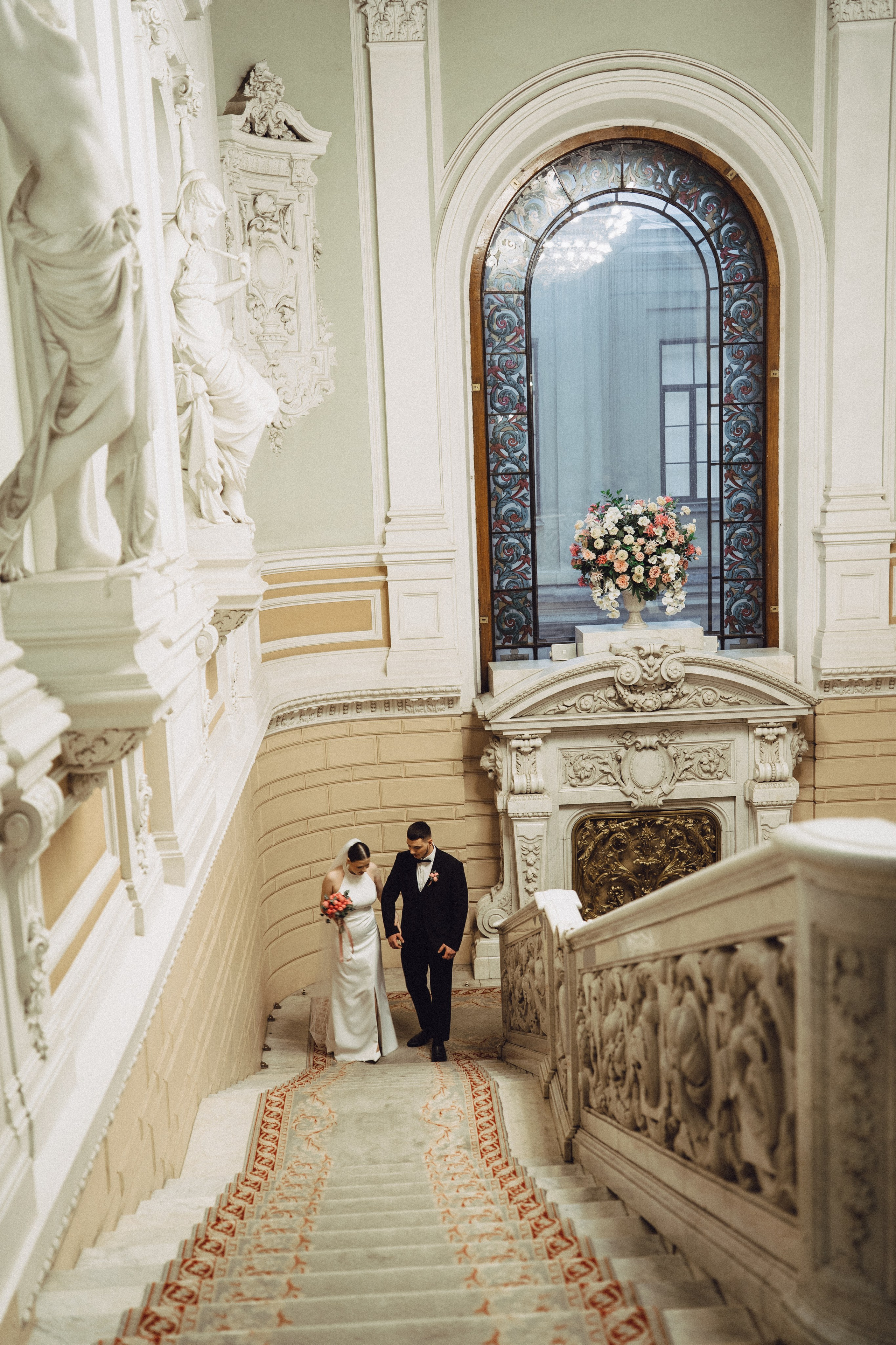 СВАДЕБНАЯ СЬЕМКА В ПЕВОМ ДВОРЦЕ БРАКОСОЧЕТАНИЯ. Профессиональный фотограф, Санкт-Петербург — Виктория Богомолова