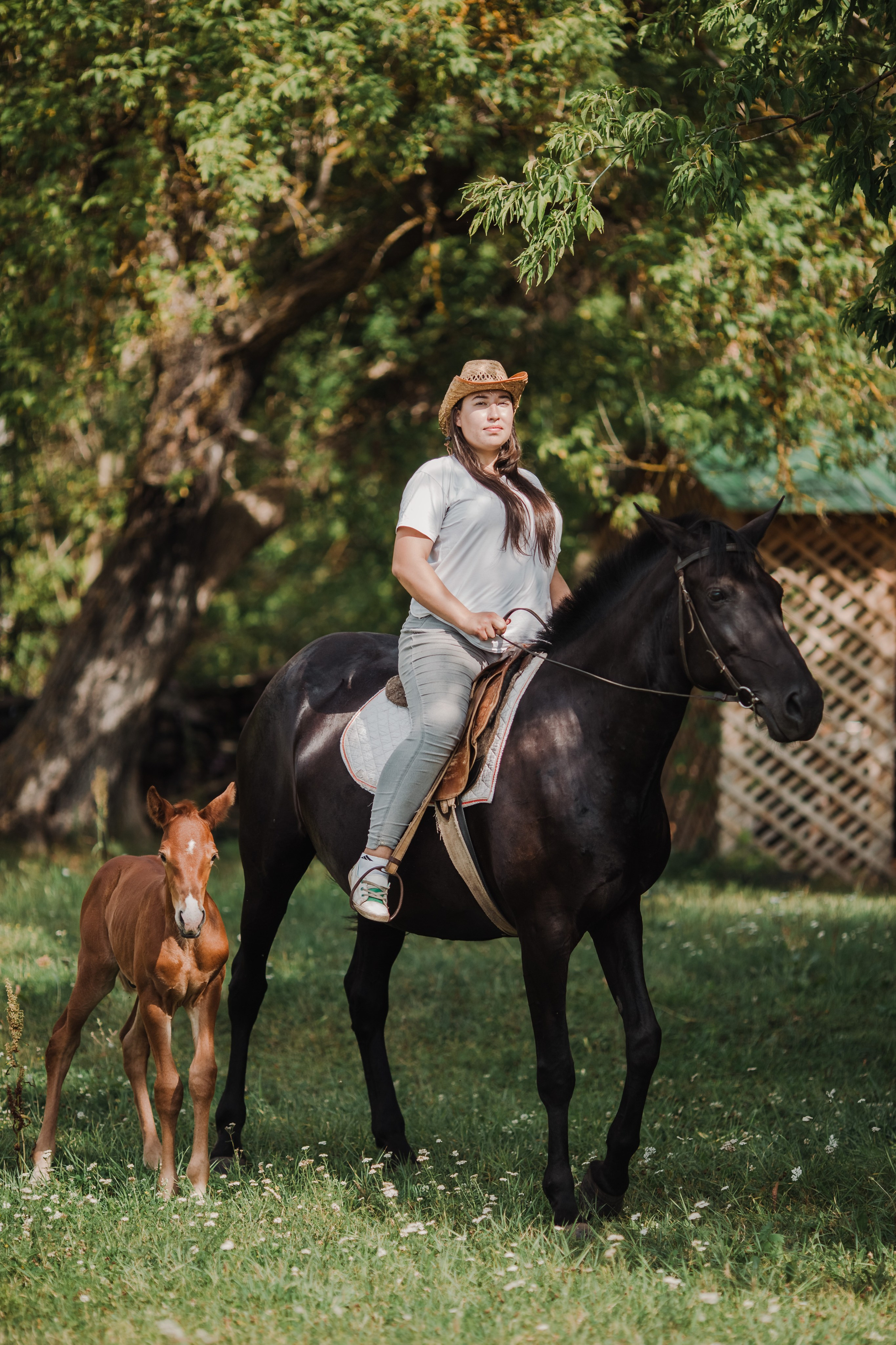 Семья на конной ферме. Свадебный и семейный фотограф Екатерина Бубнова