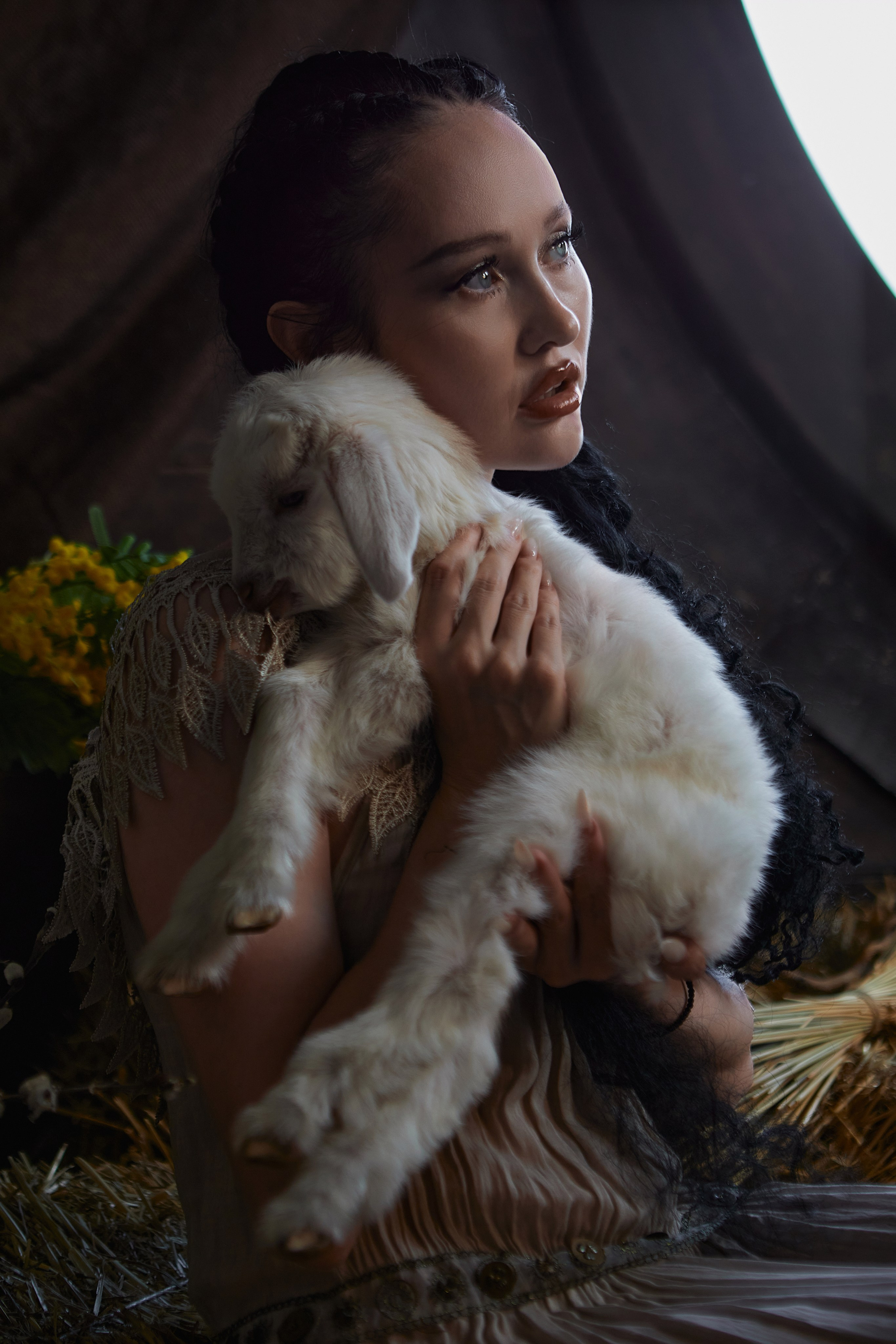 Фотосессия с маленькой козочкой. Семейный и свадебный фотограф в Краснодаре Михеева Светлана