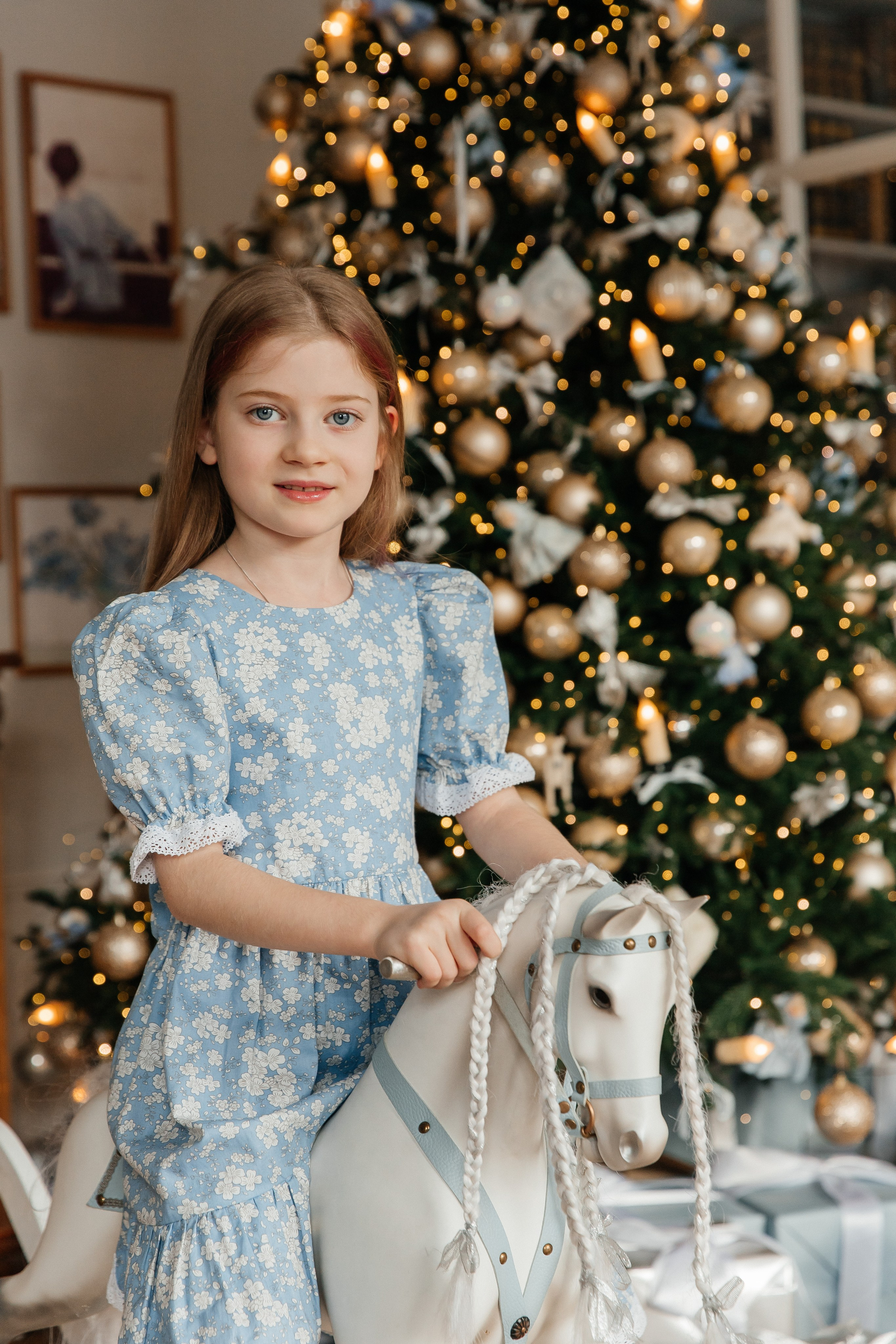 Новогодняя (мама и дочка). Фотограф текстиля в Москве Ольга Иванова