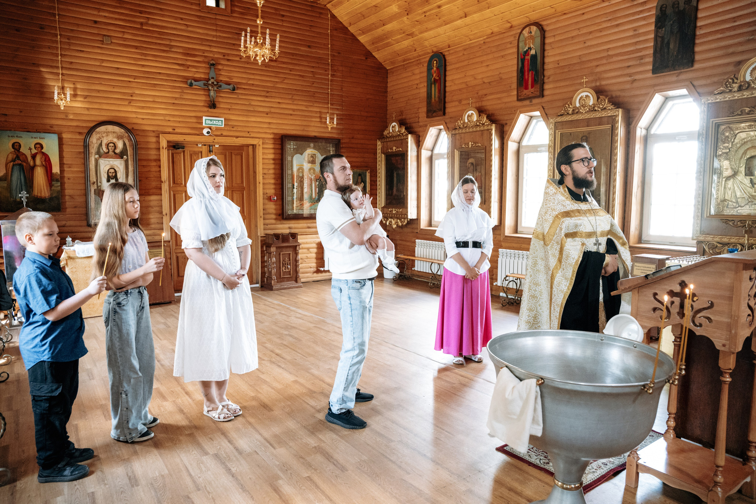 Крещение малышки. Семейный и свадебный фотограф в Ульяновске Арина Авдеева