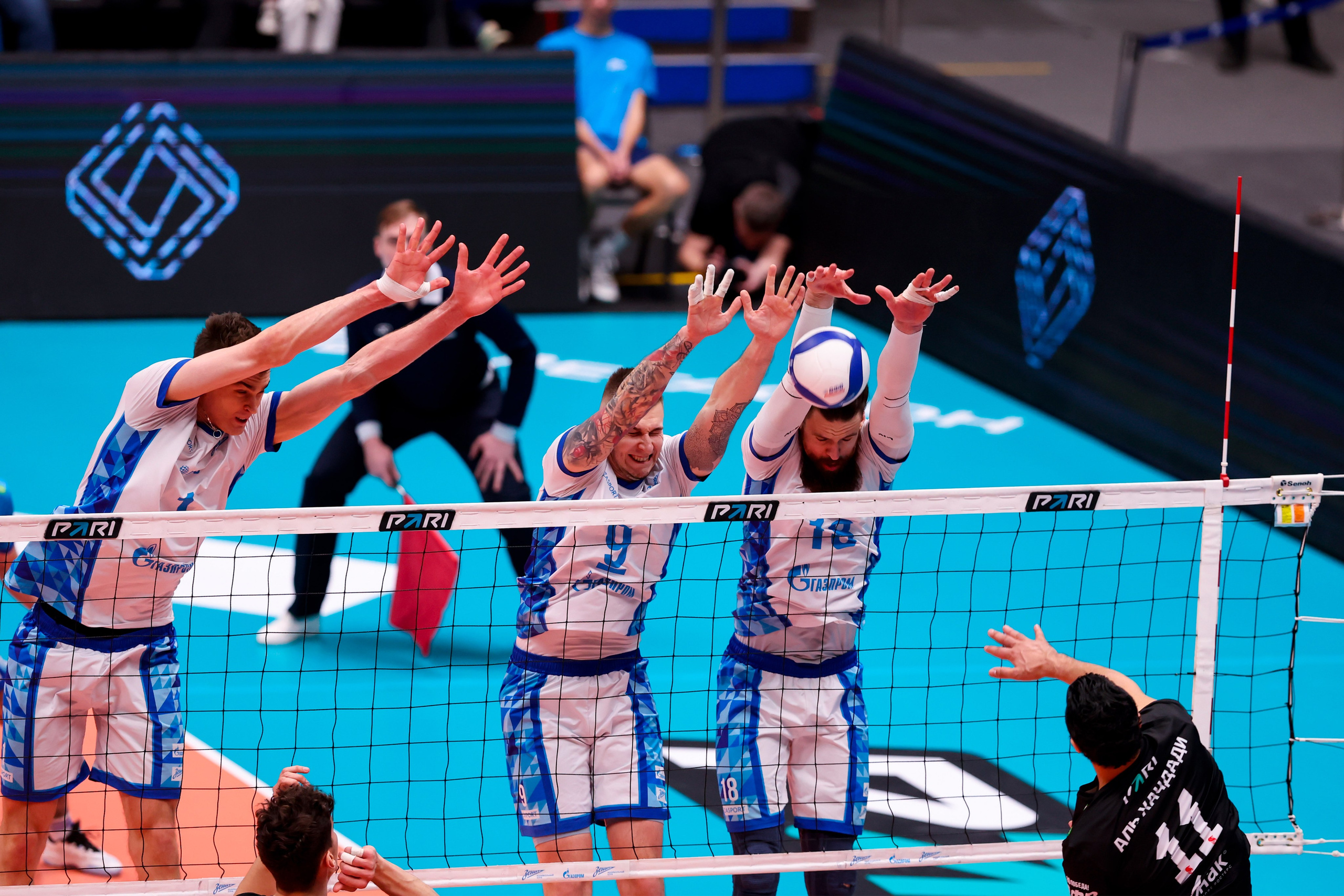 ВК Зенит — ВК Белогорье 08.04.2025. Спортивный и репортажный фотограф Антон Тереханов