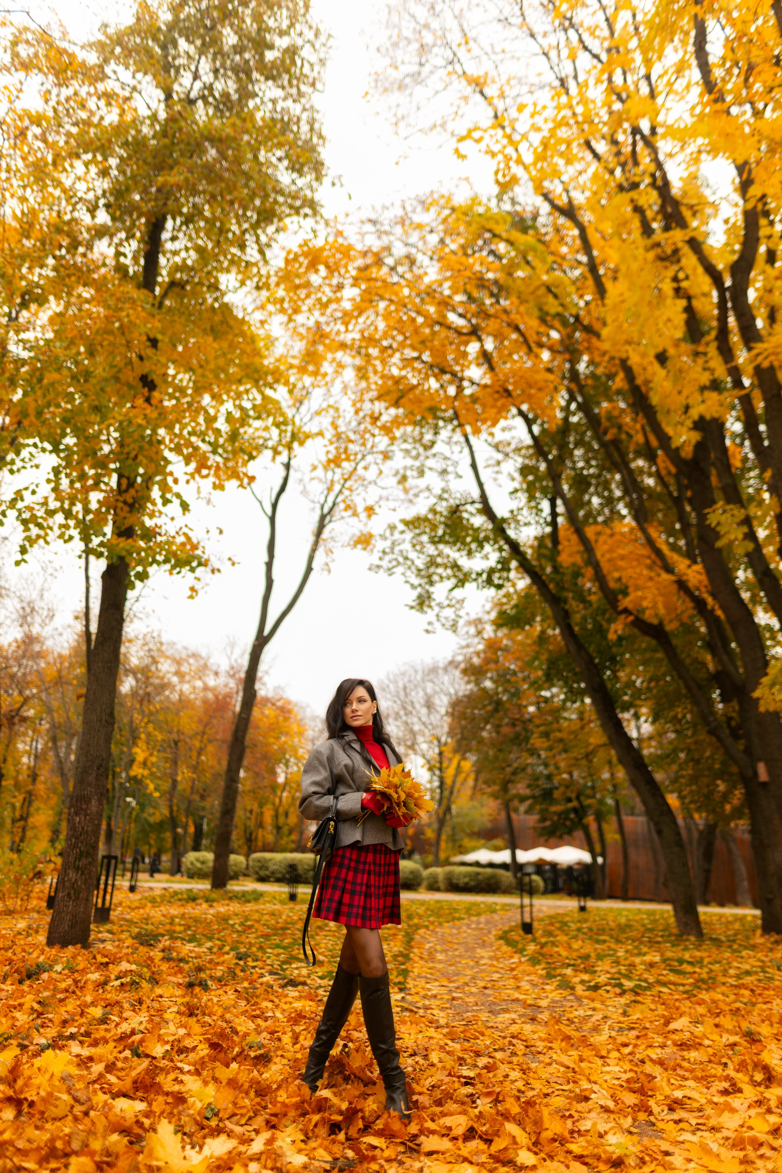 Фотосет с Екатериной в парке на осеннюю тему для «себя»