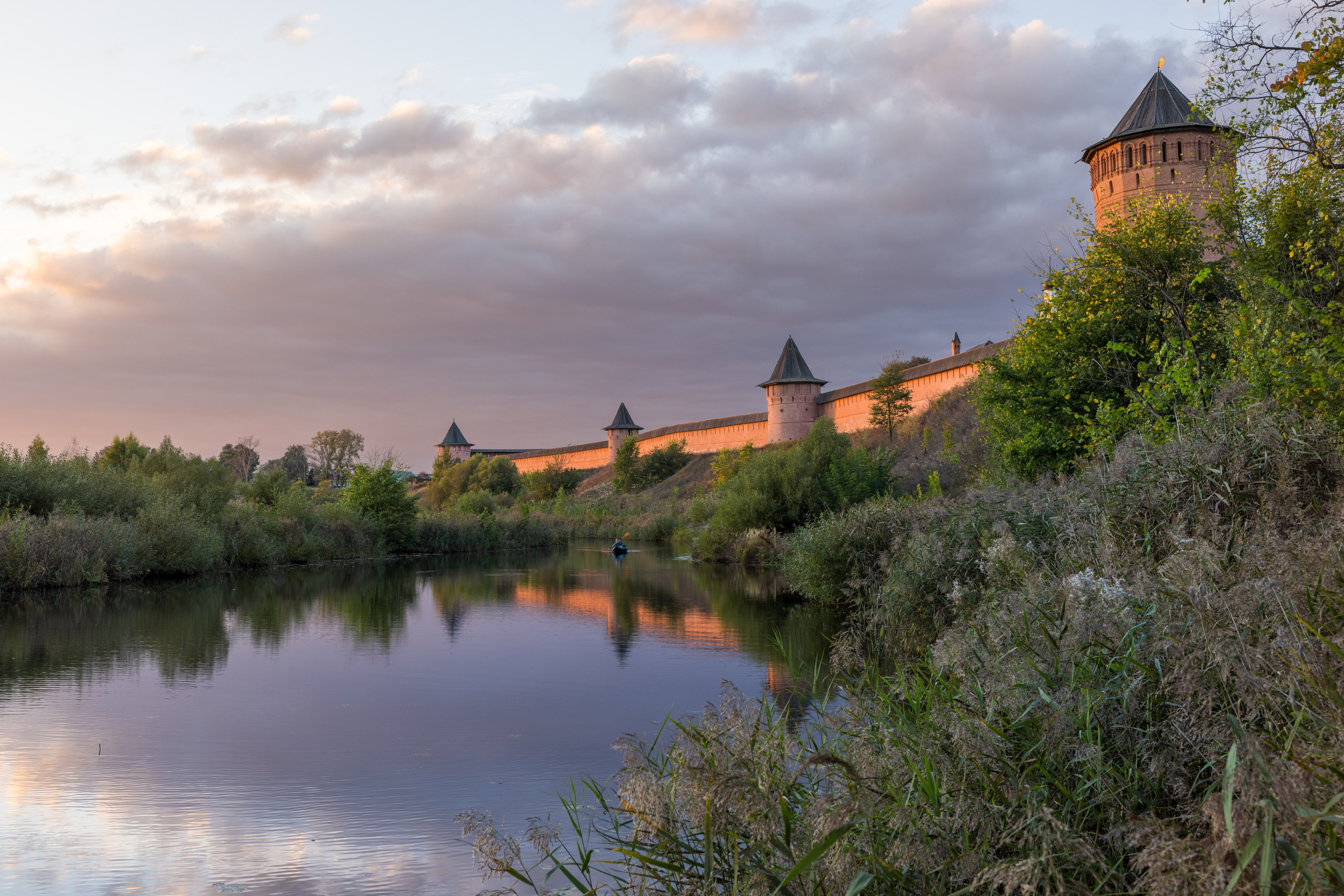 Суздаль, река Каменка и Спасо-Евфимиев монастырь