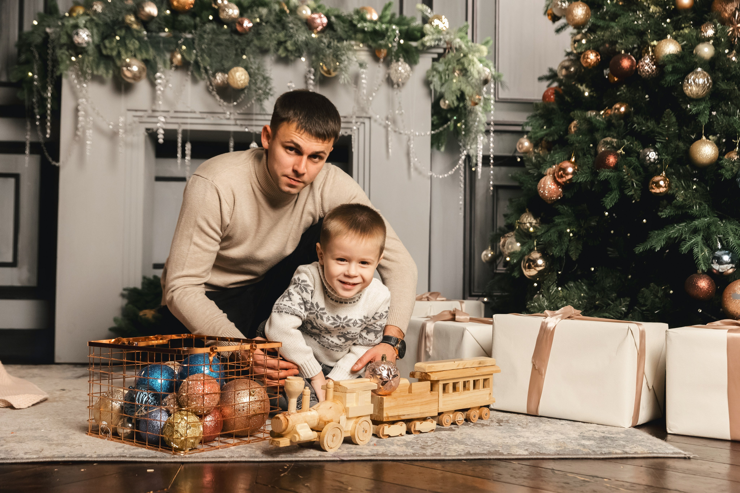Семейная новогодняя фотосессия в Хабаровске. Свадебный фотограф в Хабаровске