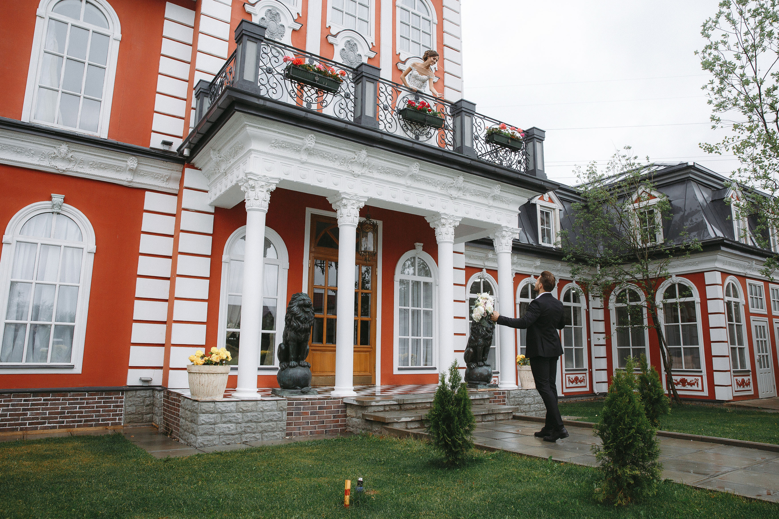 Свадебная фотосессия в резиденции Шеносо (Красногорск)