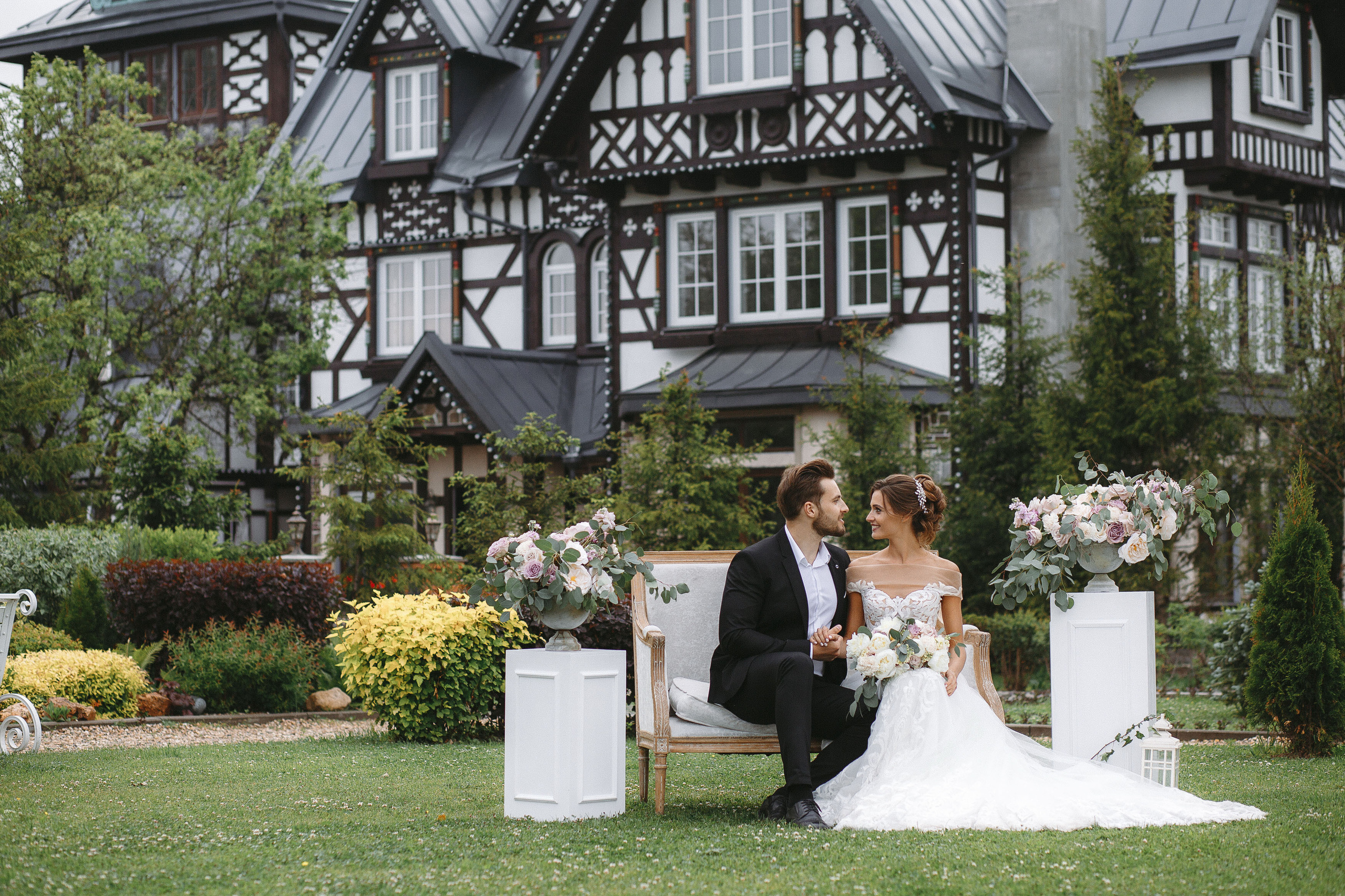 Свадебная фотосессия в резиденции Шеносо (Красногорск)