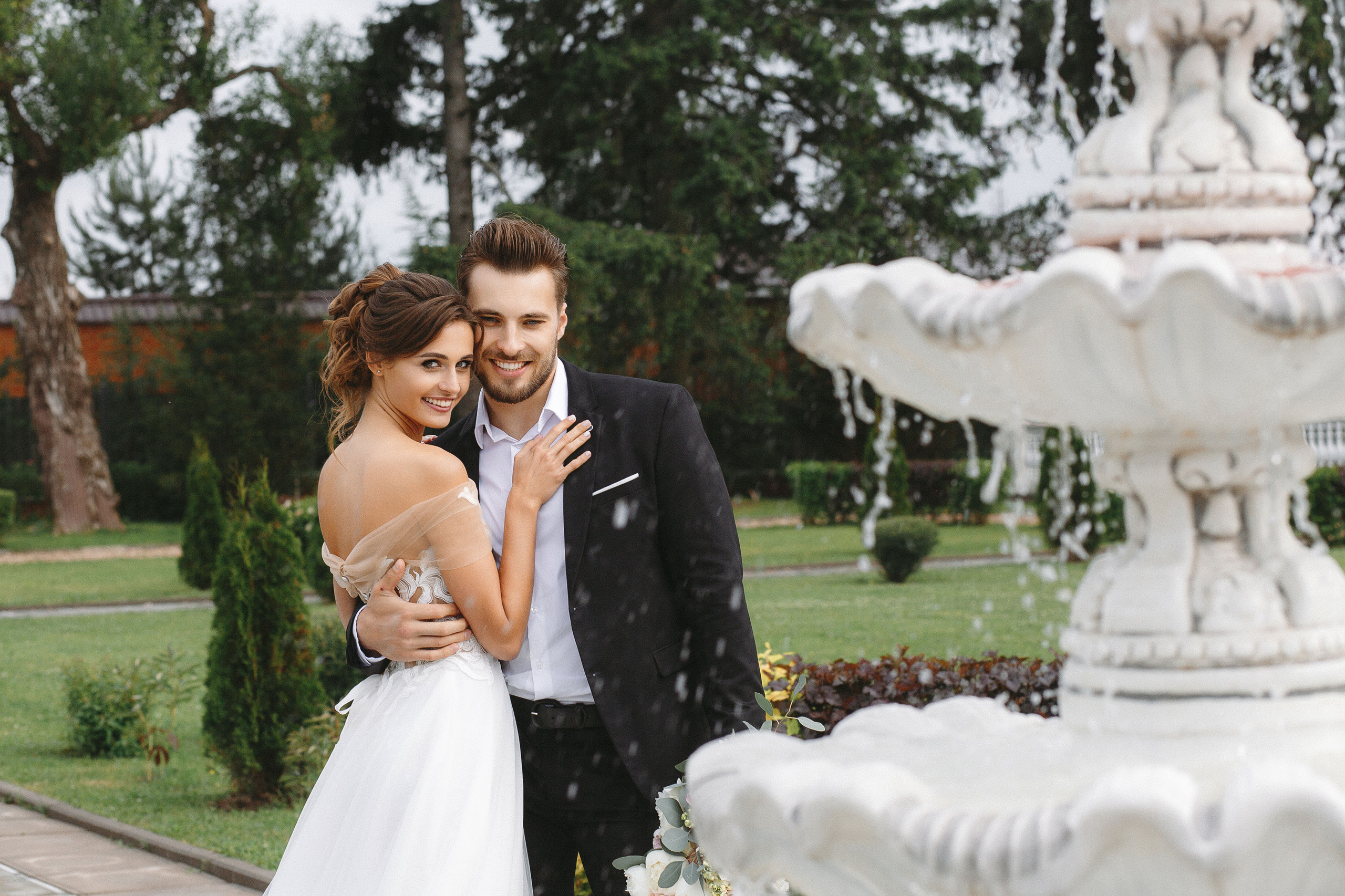 Свадебная фотосессия в резиденции Шеносо (Красногорск)