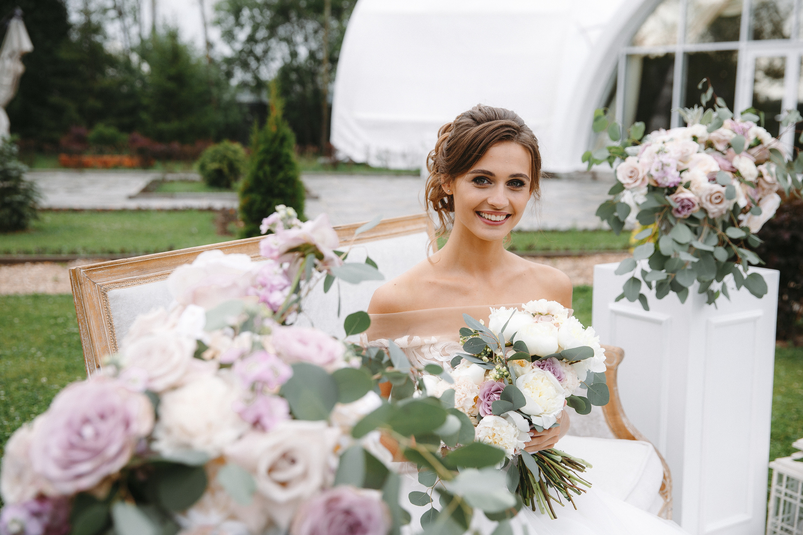 Свадебная фотосессия в резиденции Шеносо (Красногорск)