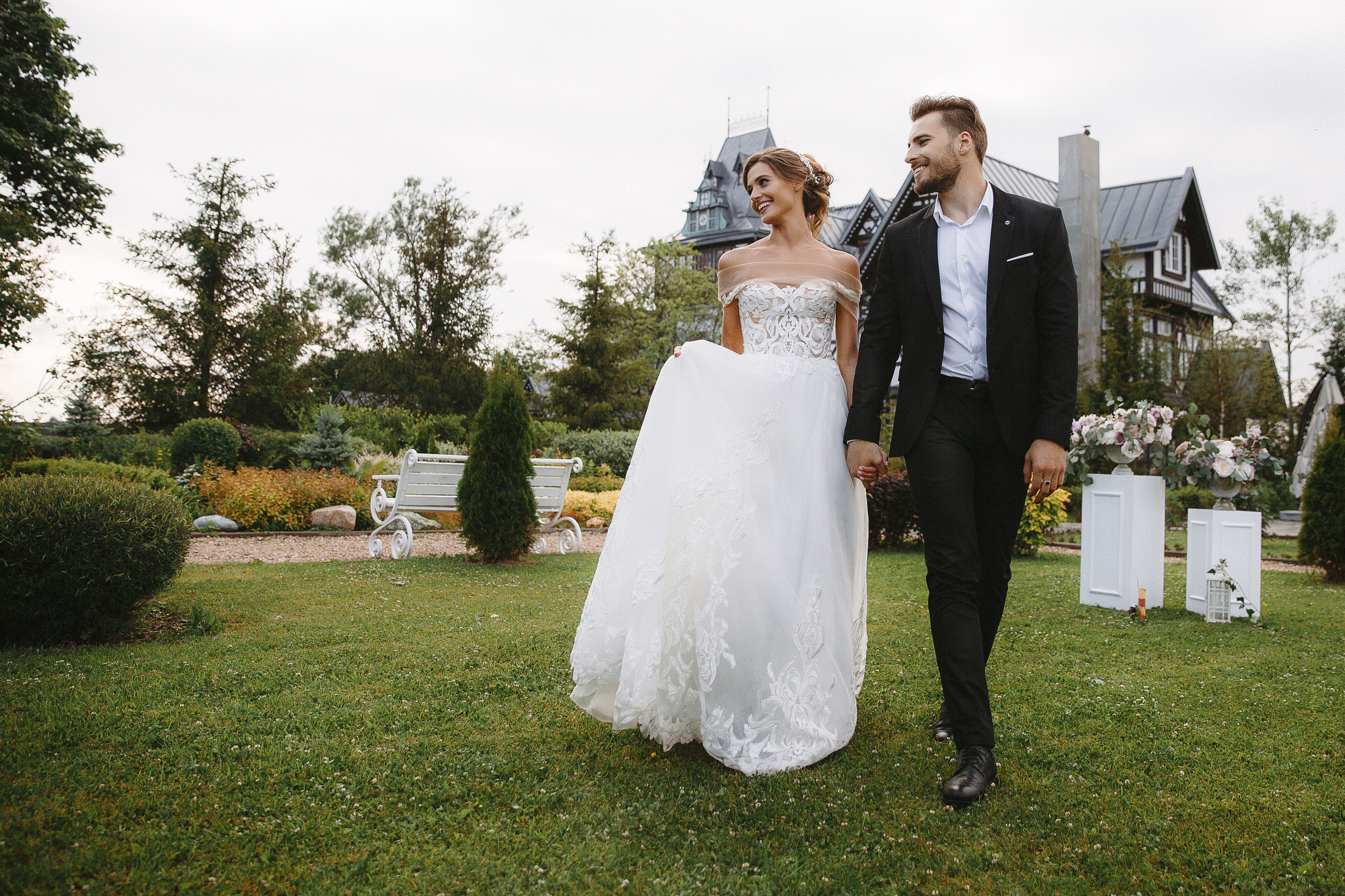 Свадебная фотосессия в резиденции Шеносо (Красногорск)