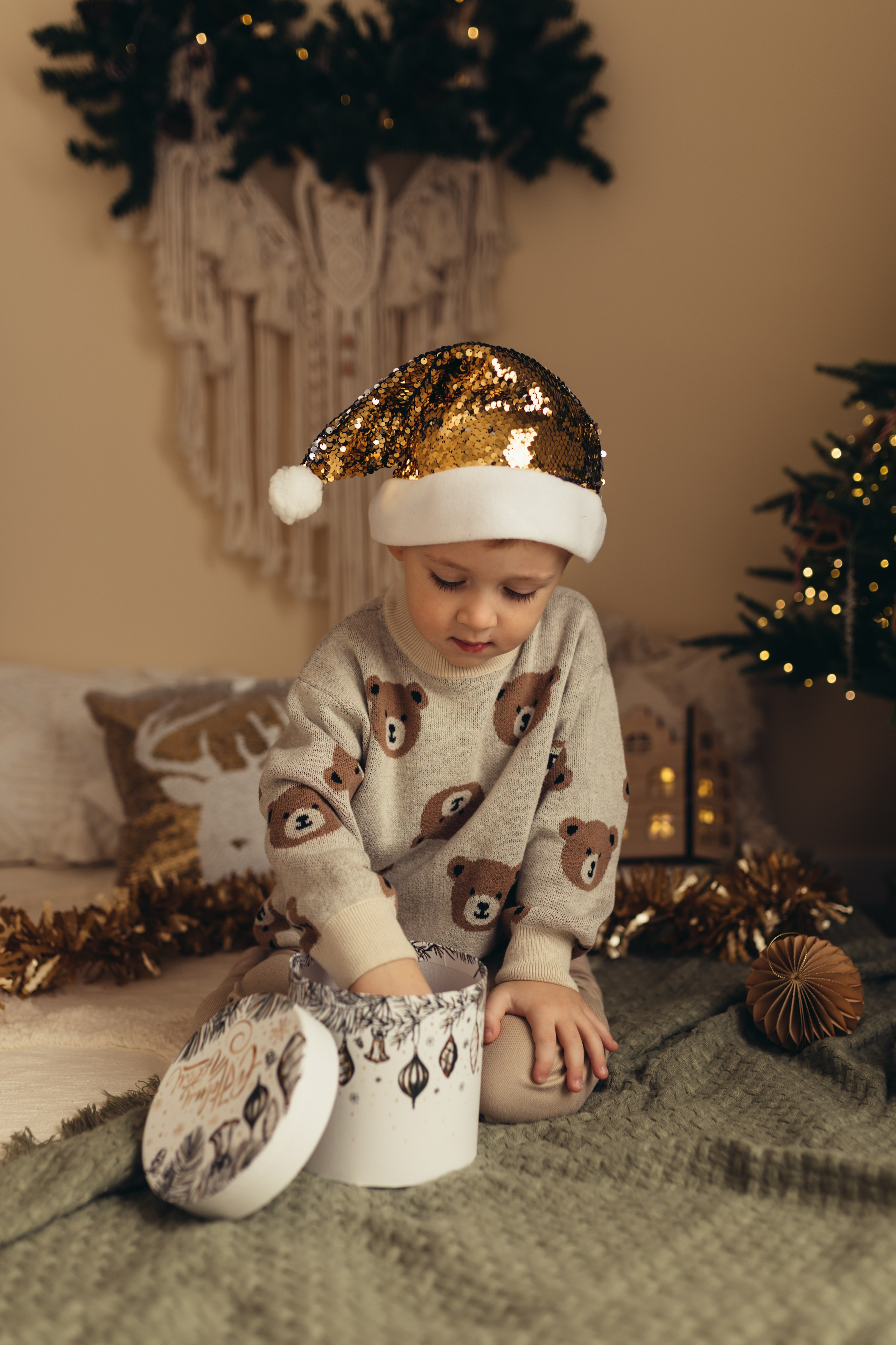 Новогодняя фотосессия. Фотограф новорожденных Серпухов, Протвино, Москва I Марина Бурмистрова