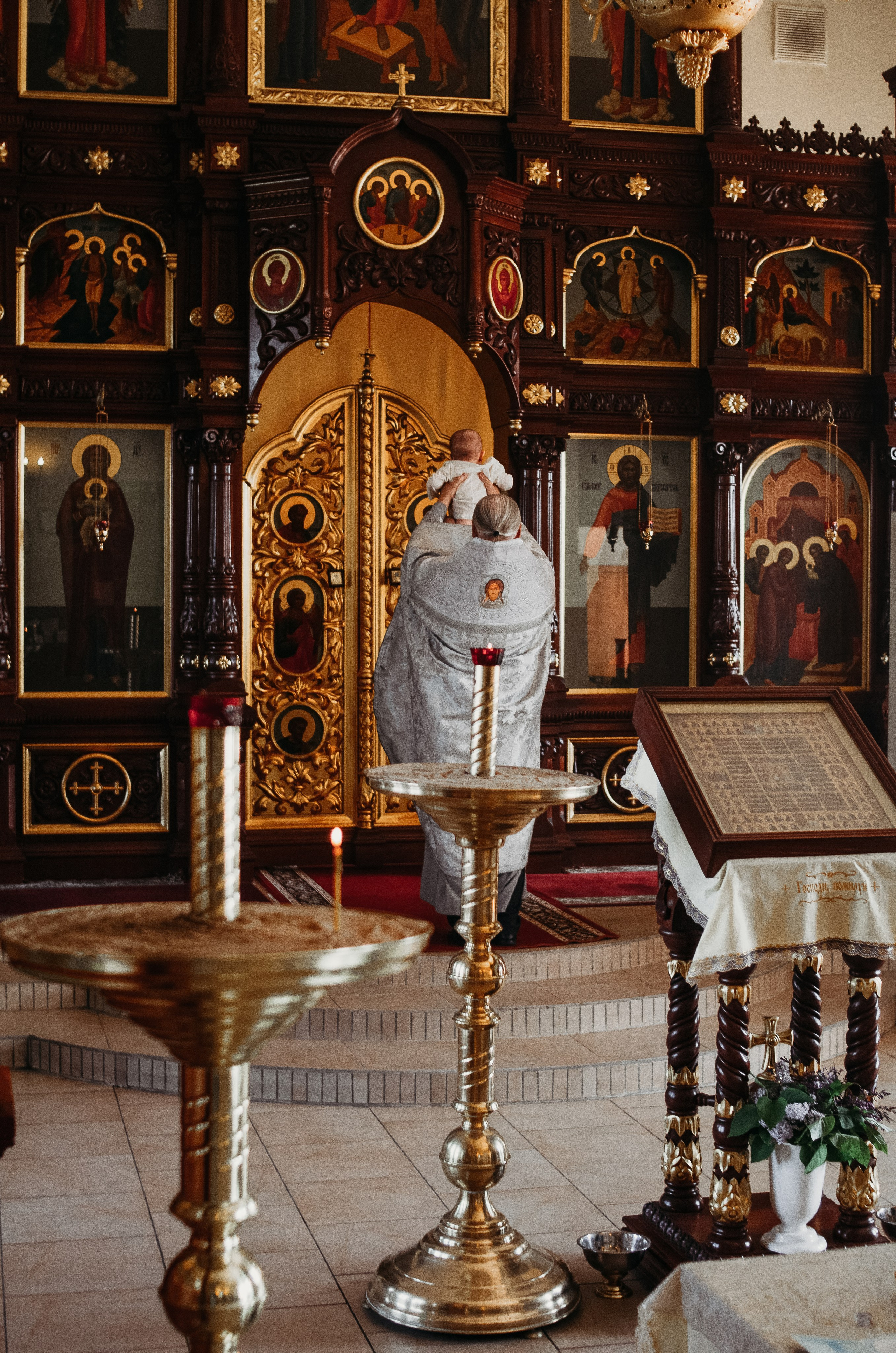 Таинство крещения Лев. Семейный фотограф Москва, Люберцы, Петрозаводск