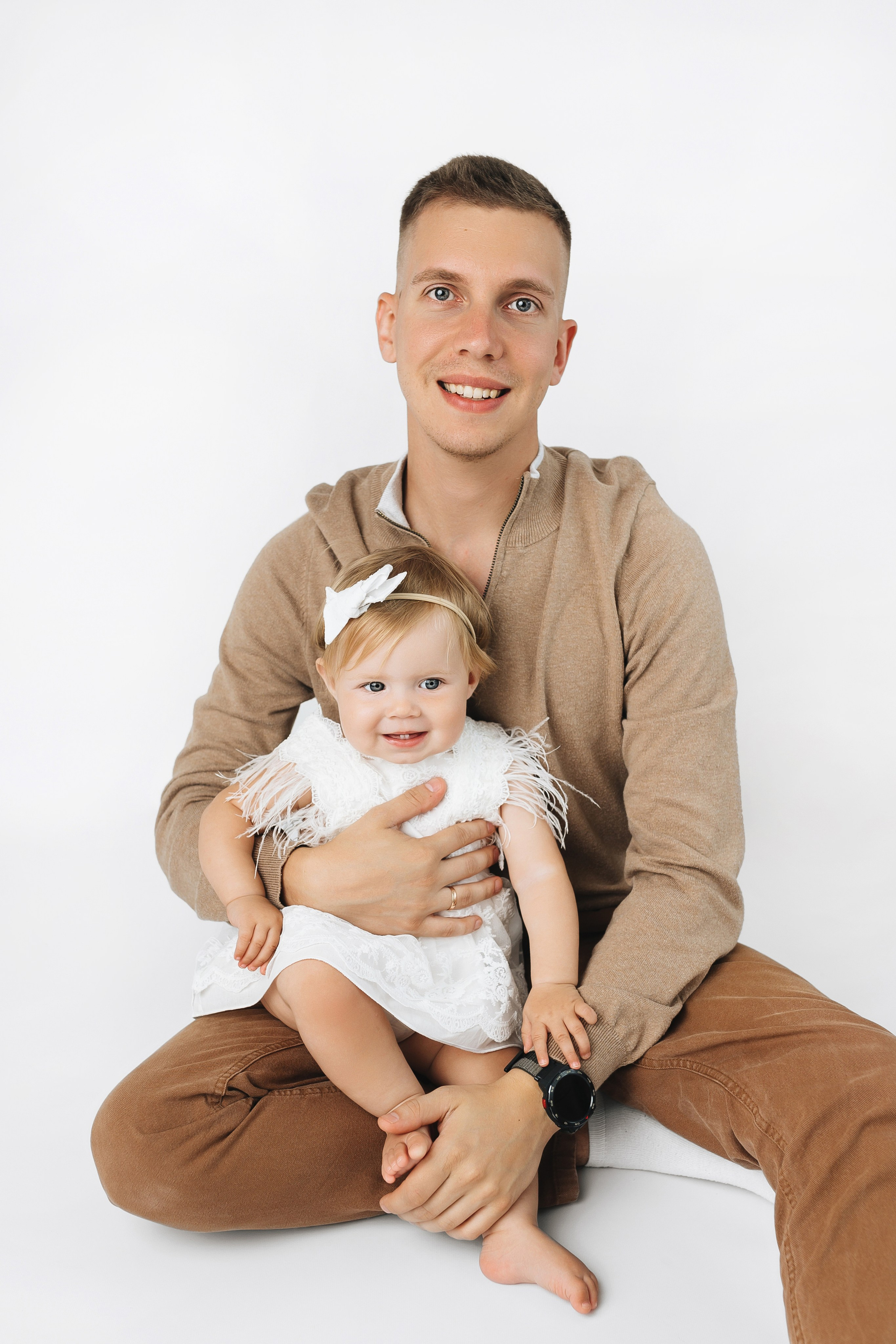 Семейные фото на годиках. Фотограф новорожденных Серпухов, Протвино, Москва I Марина Бурмистрова