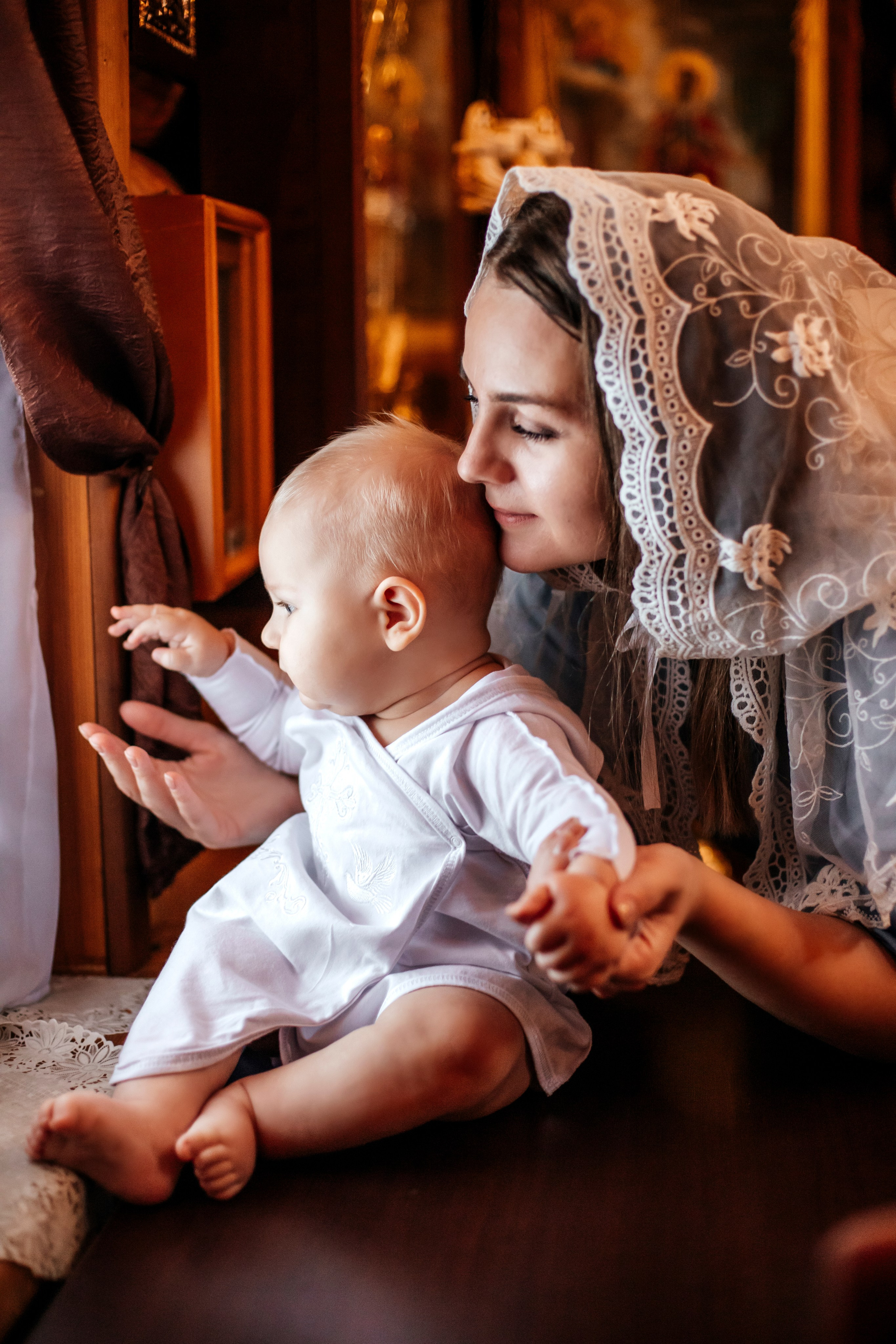 Церковный (крещение и венчание). Семейный фотограф Москва и область Дербунова Елена