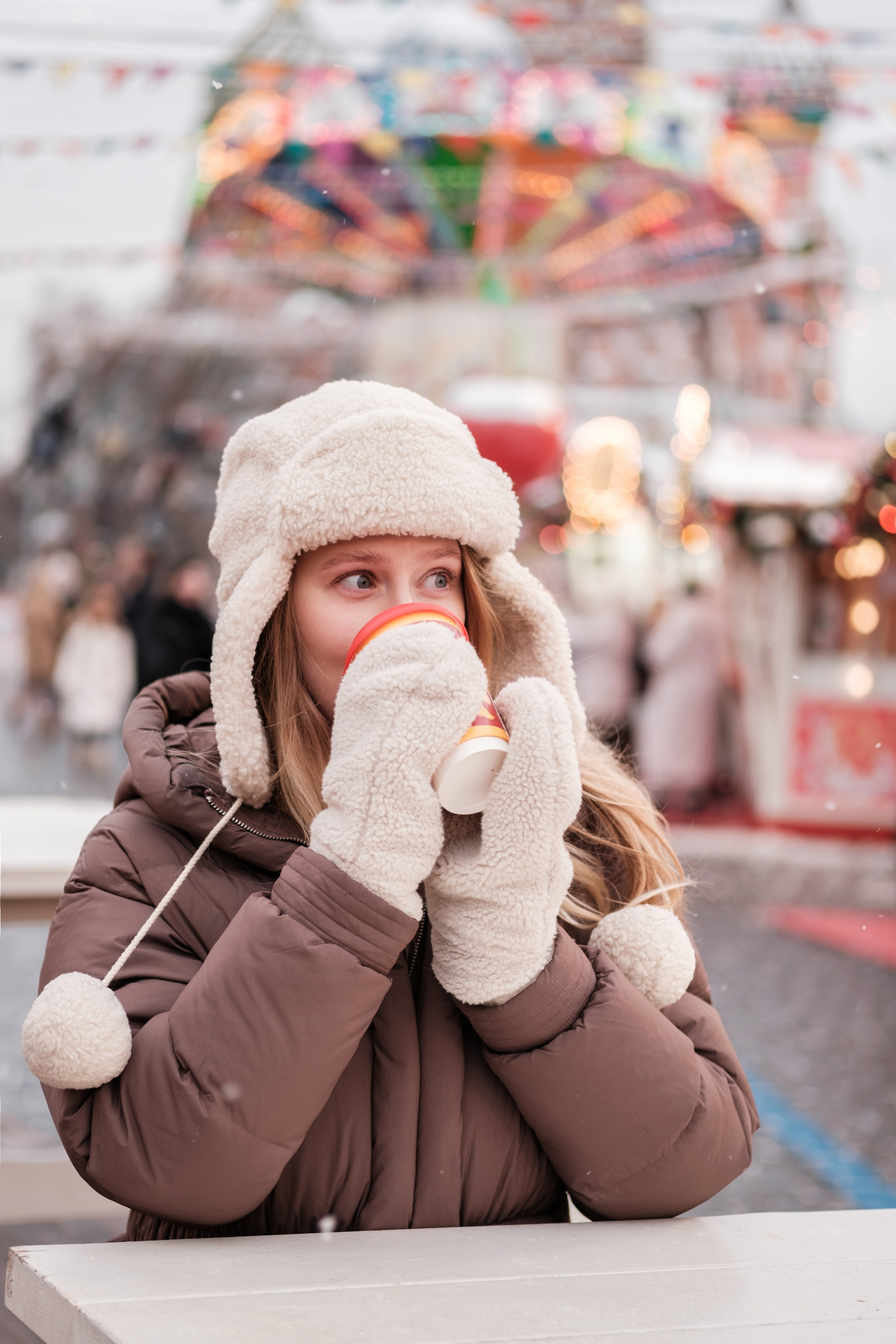 Новогодняя ярмарка с Эллиной. Фотограф в Москве Екатерина Толстых