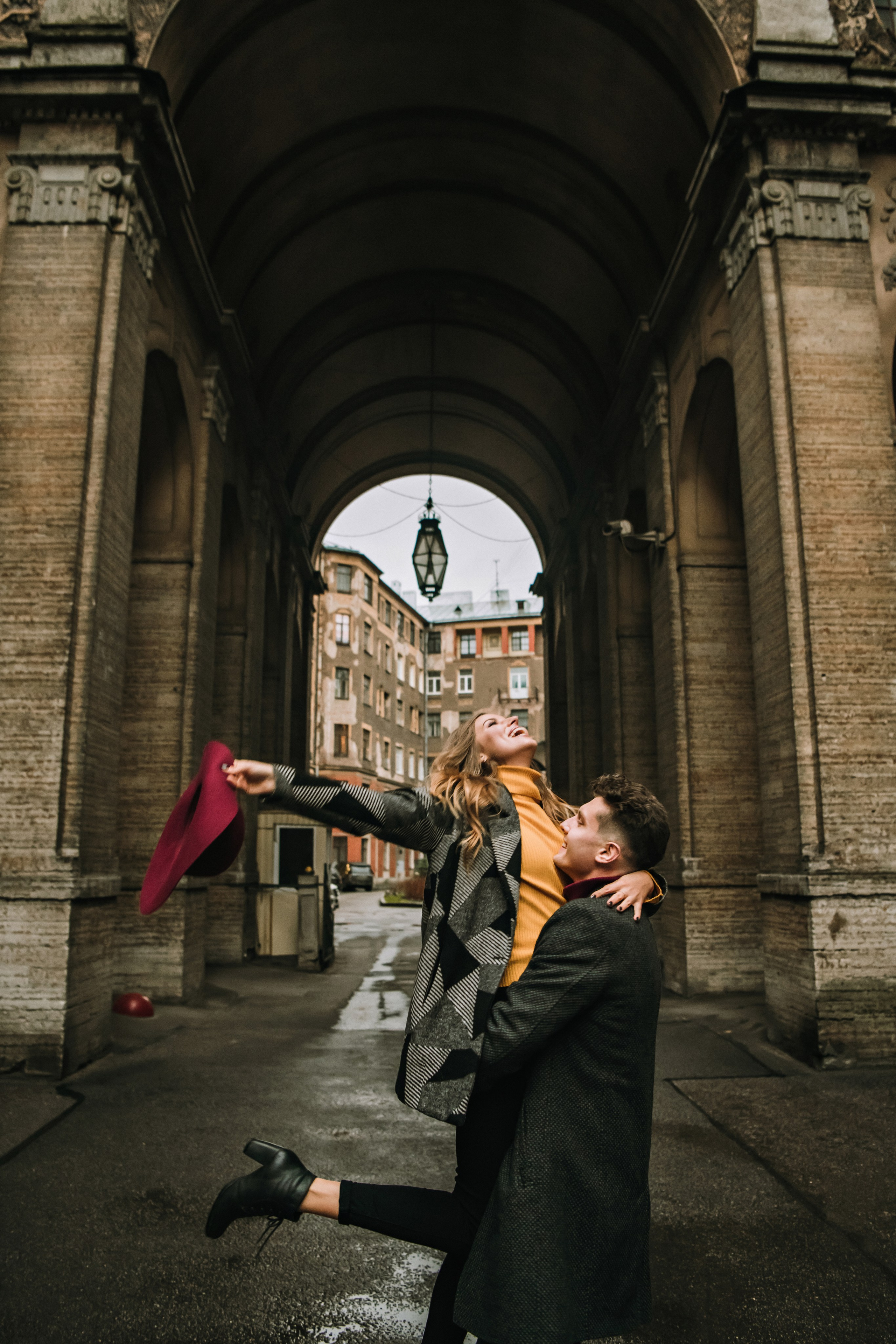 Настя и Игорь. Вечерний центр. Свадебный фотограф в Санкт-Петербурге София Шубик
