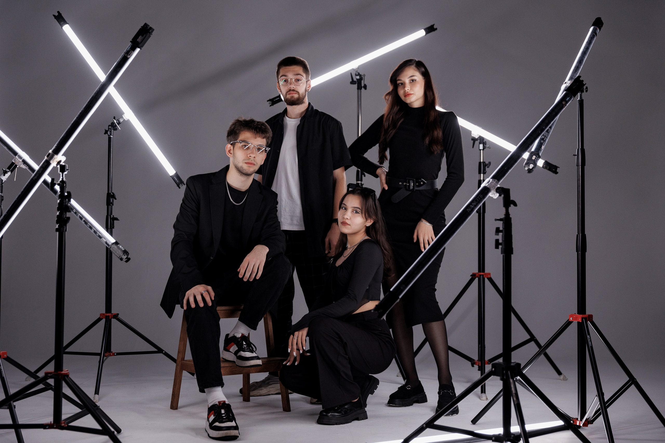 Неоновая съемка в студии Окла. Выпускные альбомы и фотокниги в Уфе и РБ