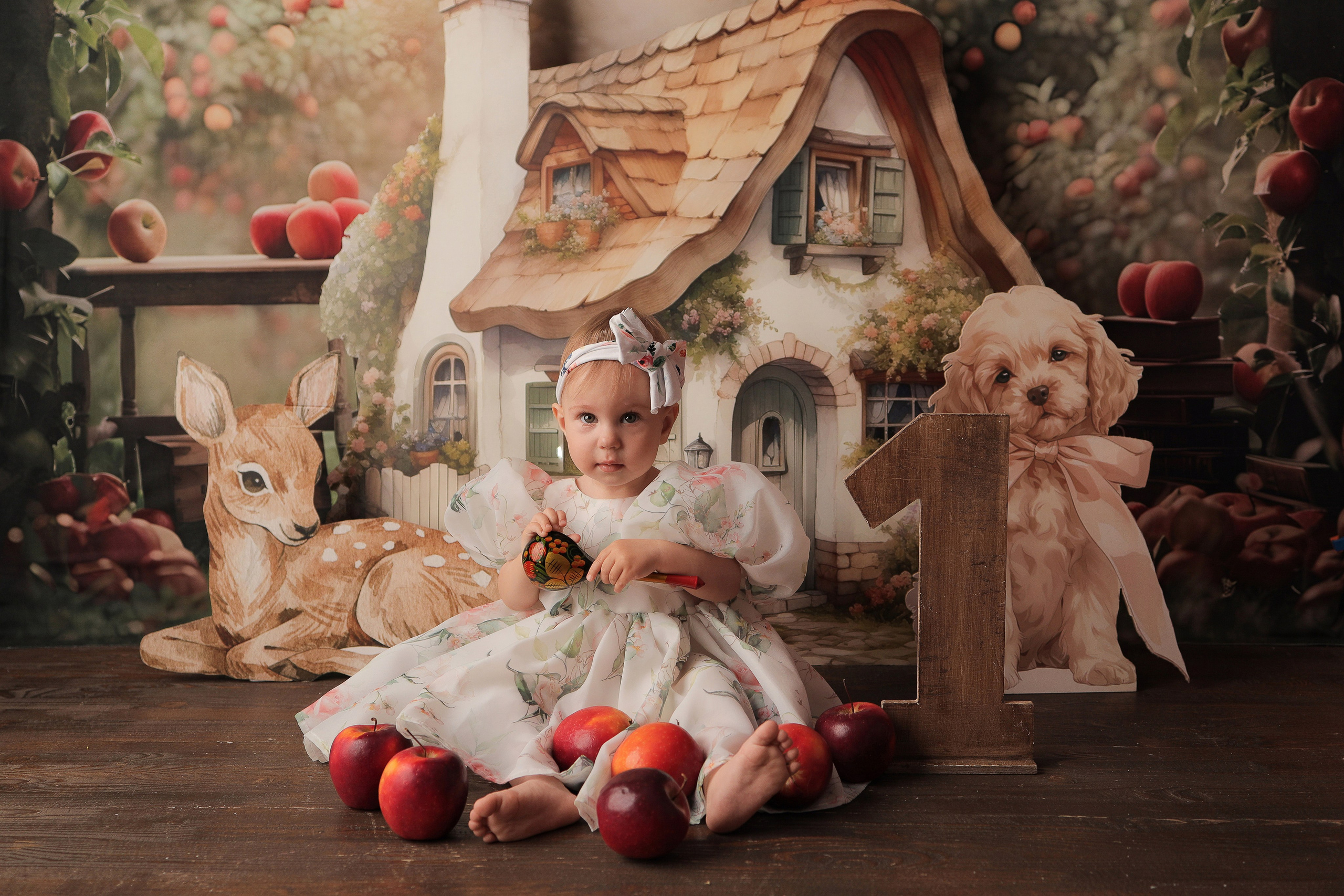 София, 1 годик. Фотограф новорожденных в Новокузнецке Анна Горошникова
