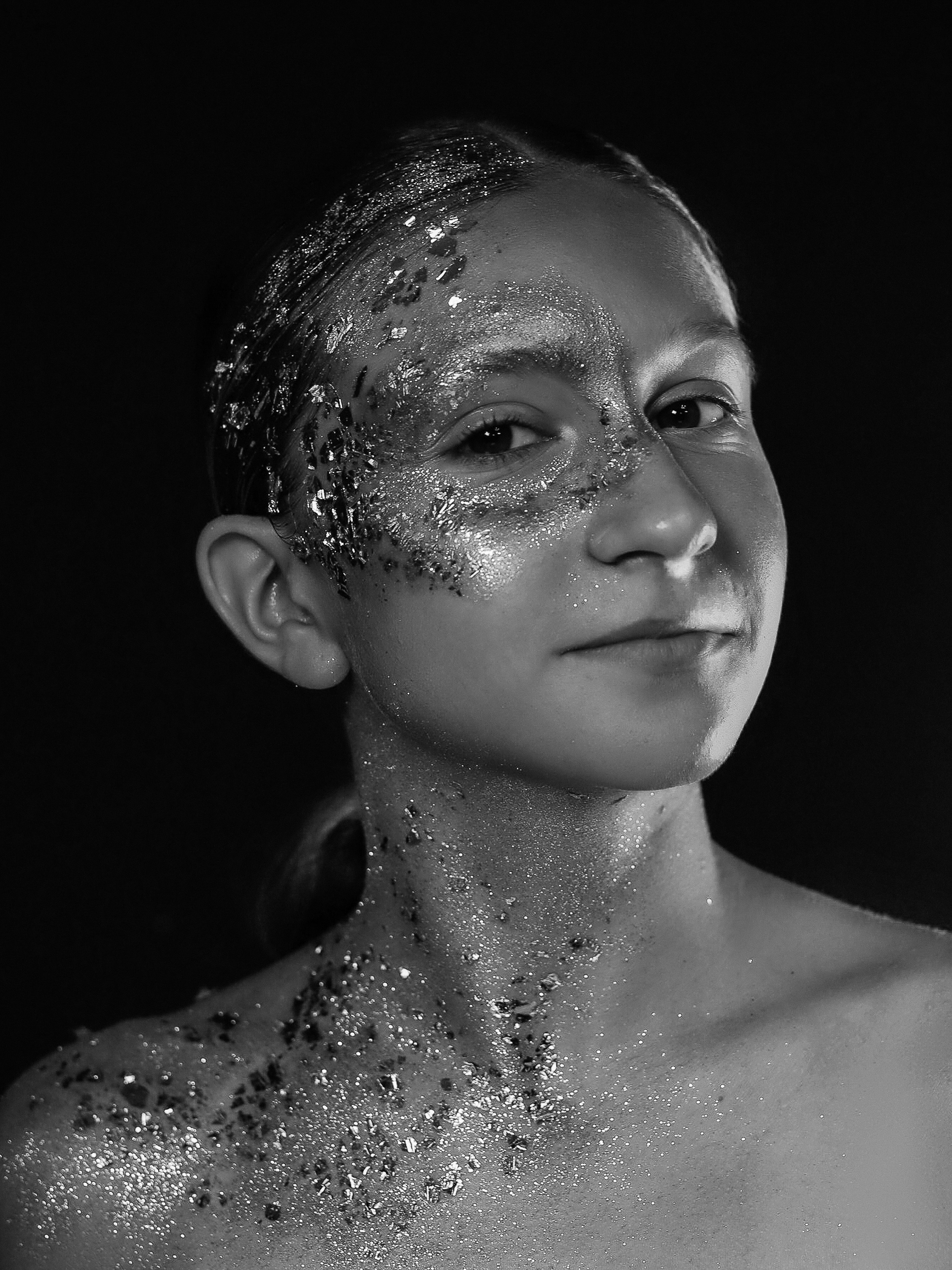 Портреты с глитер. Фотограф Юлия Мальцева