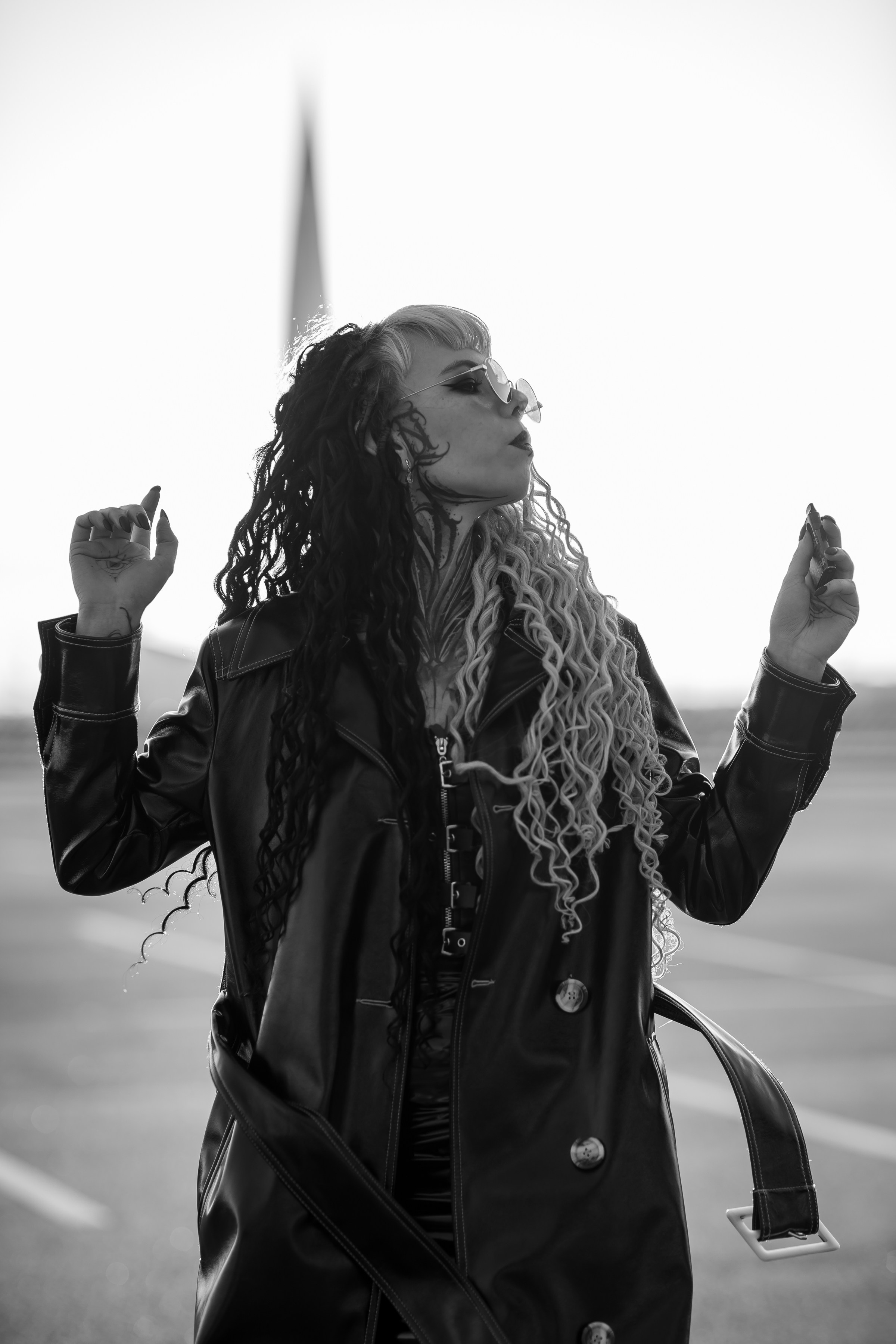 Оля. Паркинг. Портретный фотограф в Санкт-Петербурге Александр Быстрицкий