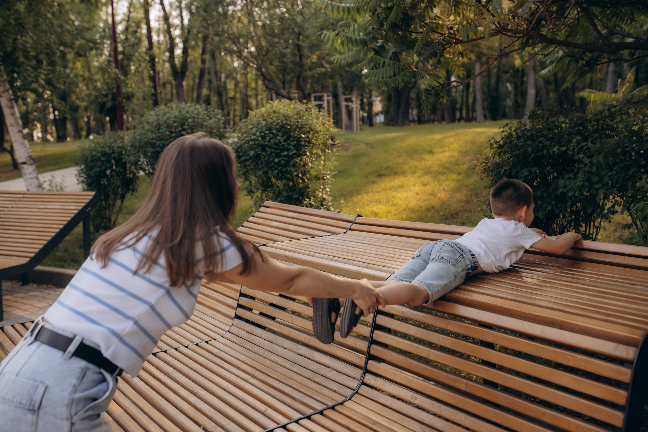 Прогулка в парке. Свадебный и семейный фотограф в Белгороде Евгения Курочкина