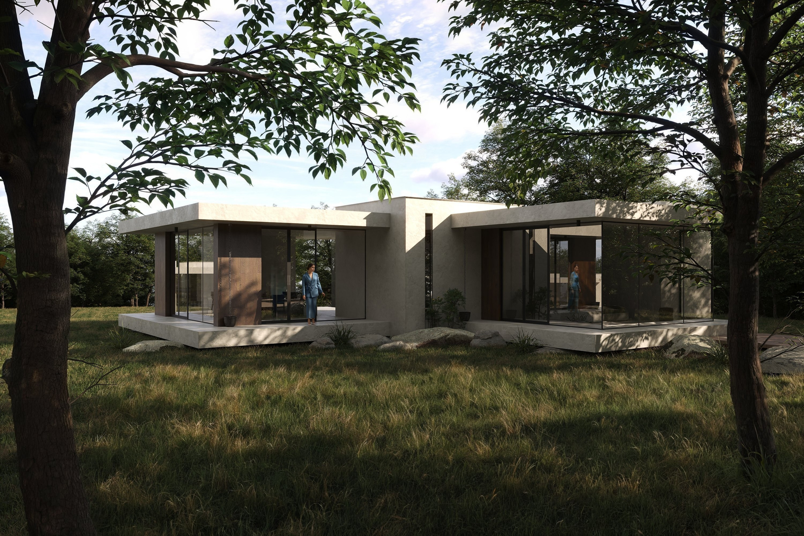 Exteriors. Architectural Visualization Studio ANVis3D