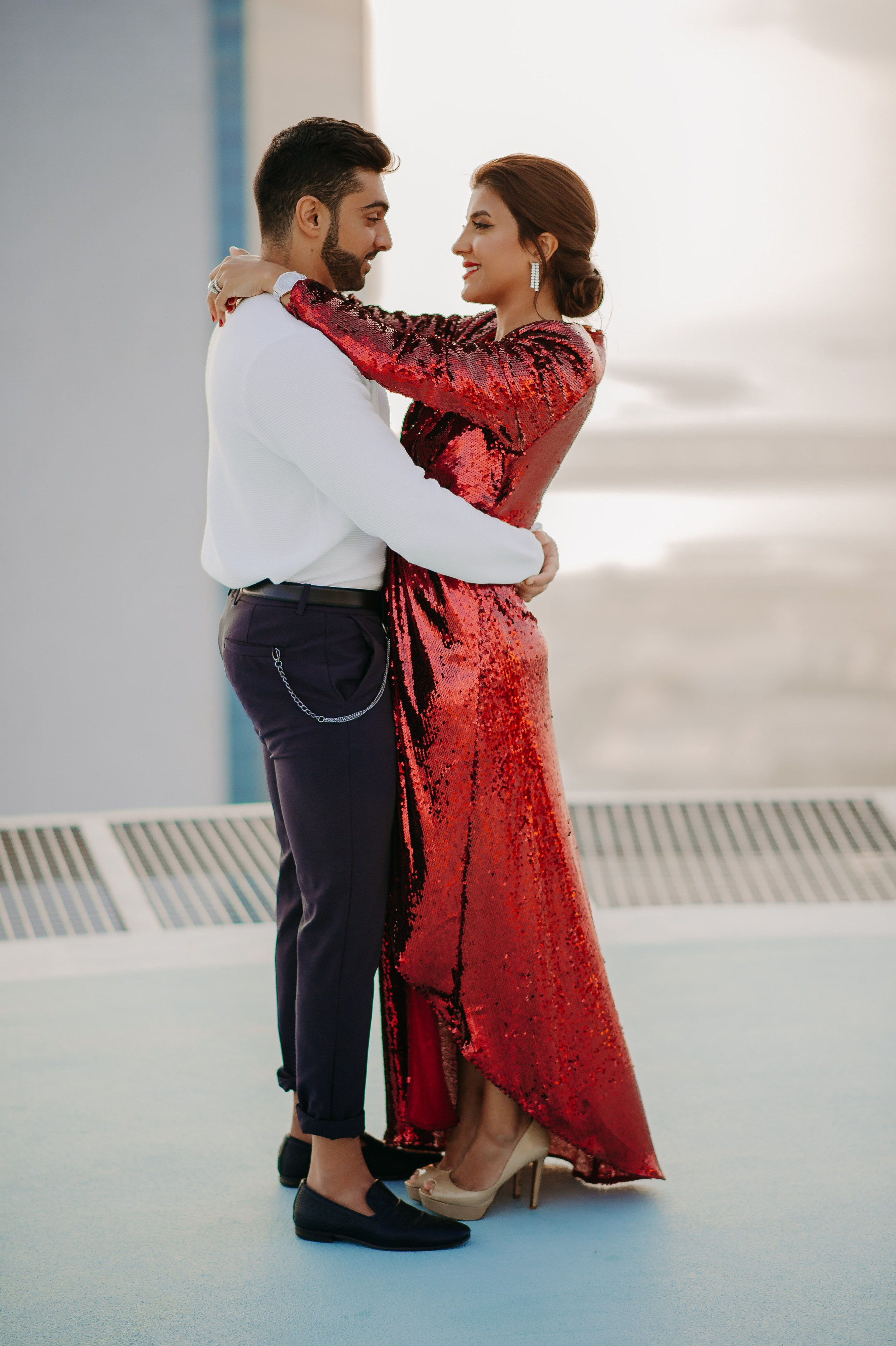 Love Story на высоте (Абу Даби). Фотограф в Москве и Санкт-Петербурге Дарина