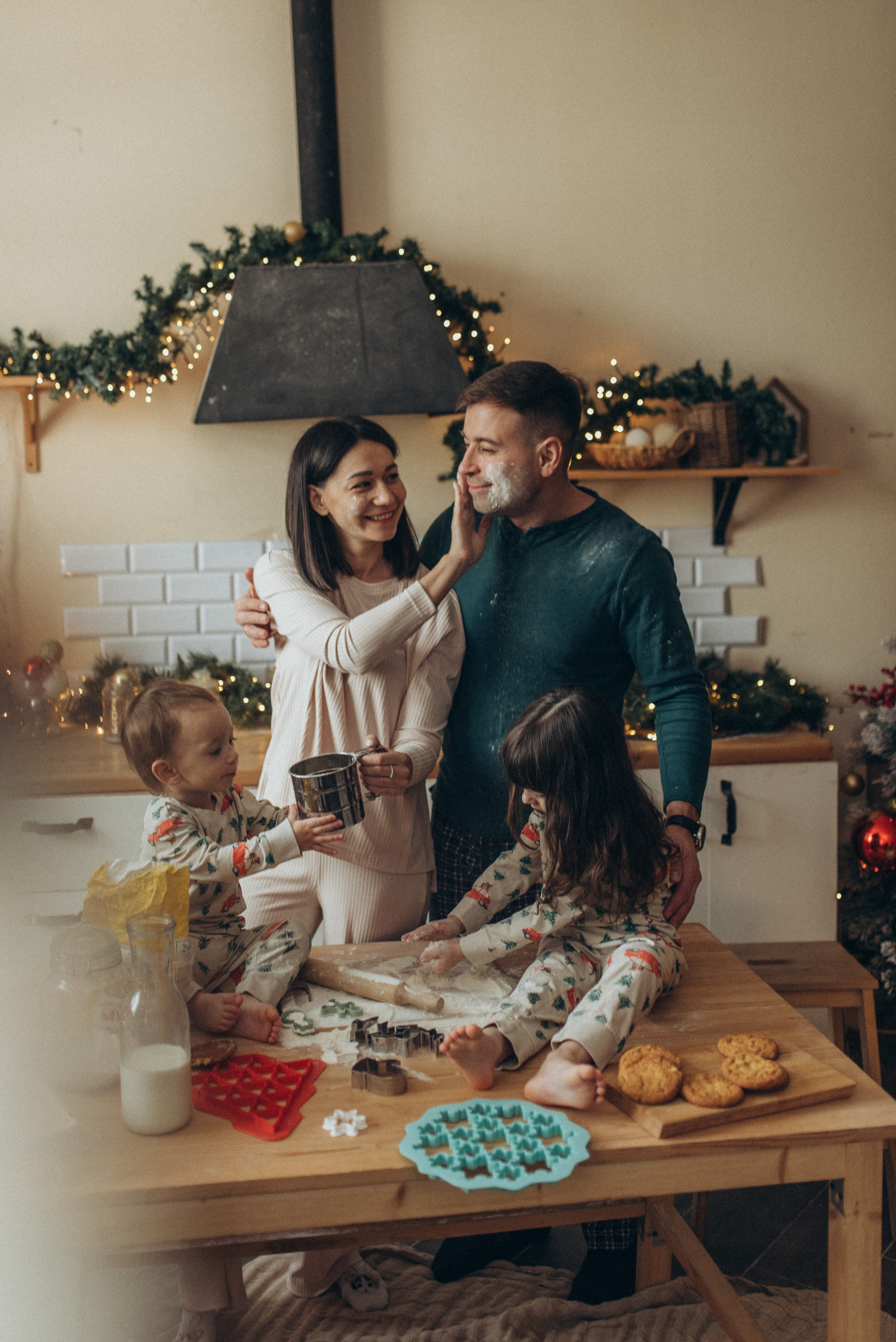 Мария, Жени и детишки. Веселый новый год. Семейный фотограф в Москве Екатерина Север
