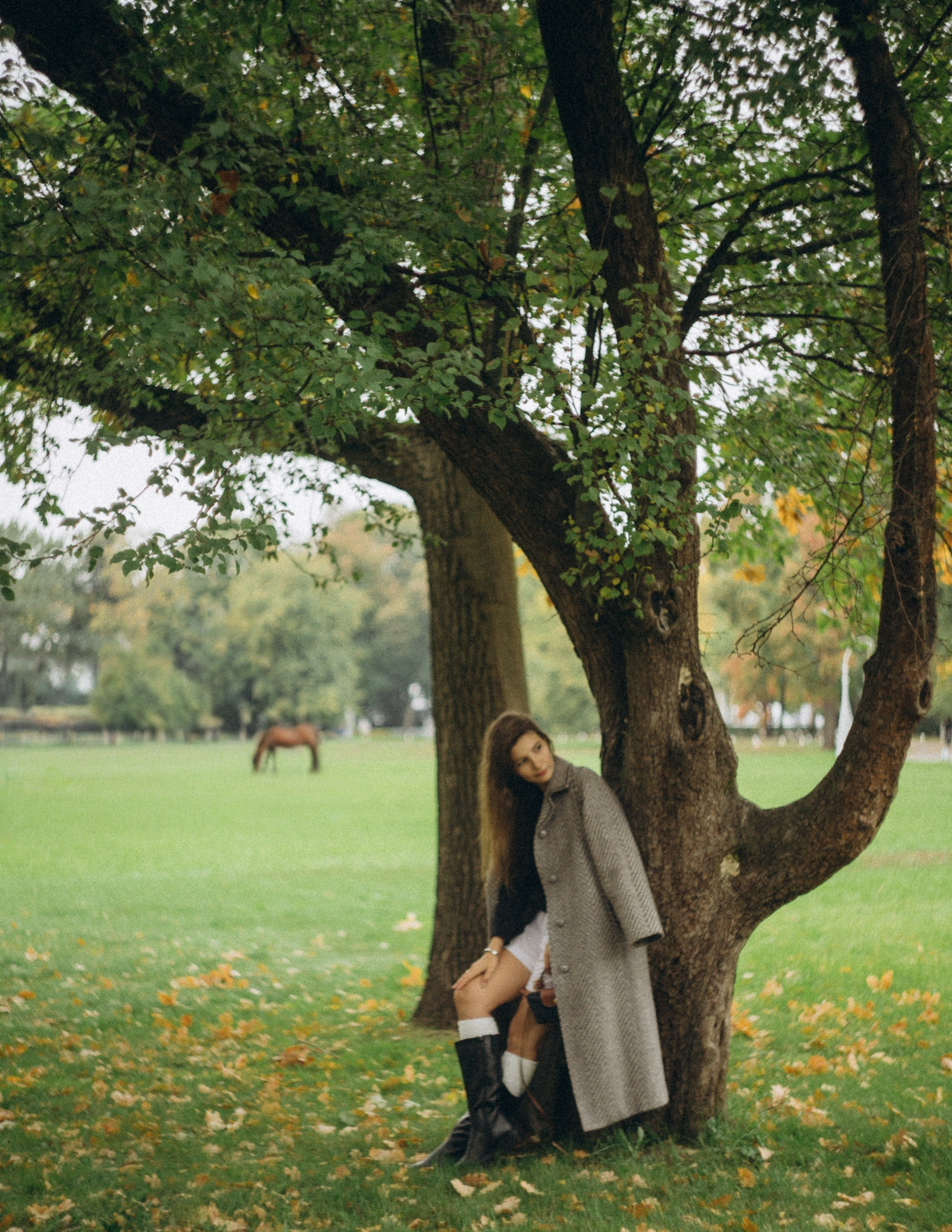 Осень в парке. Портретный фотограф в Санкт-Петербурге Катя Протасевич
