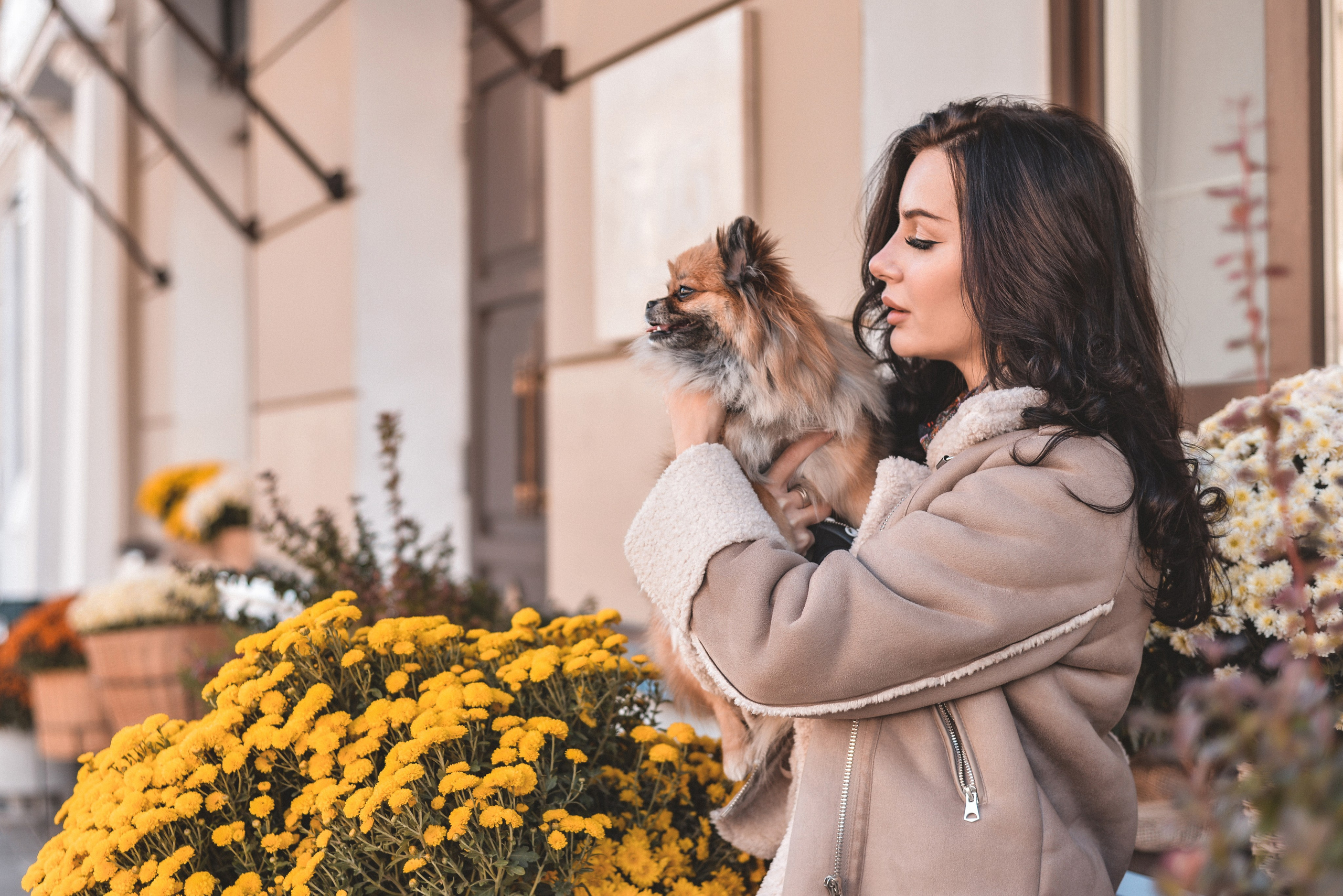 Алина с Кнопкой прогулка. Семейный и свадебный фотограф Галина Абакумова, фотосессии в Белгороде