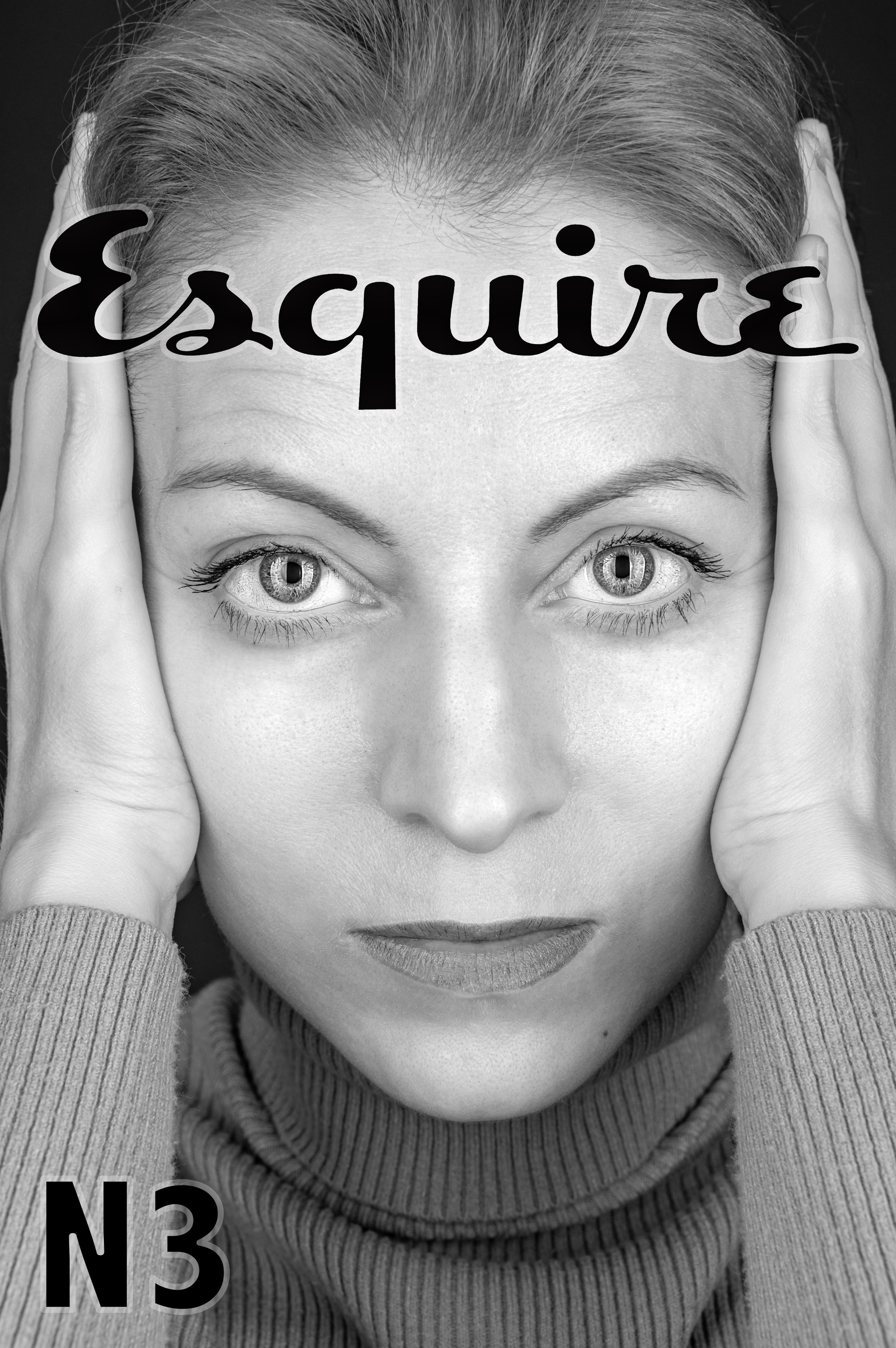 Женский портрет в стиле Esquire Magazine