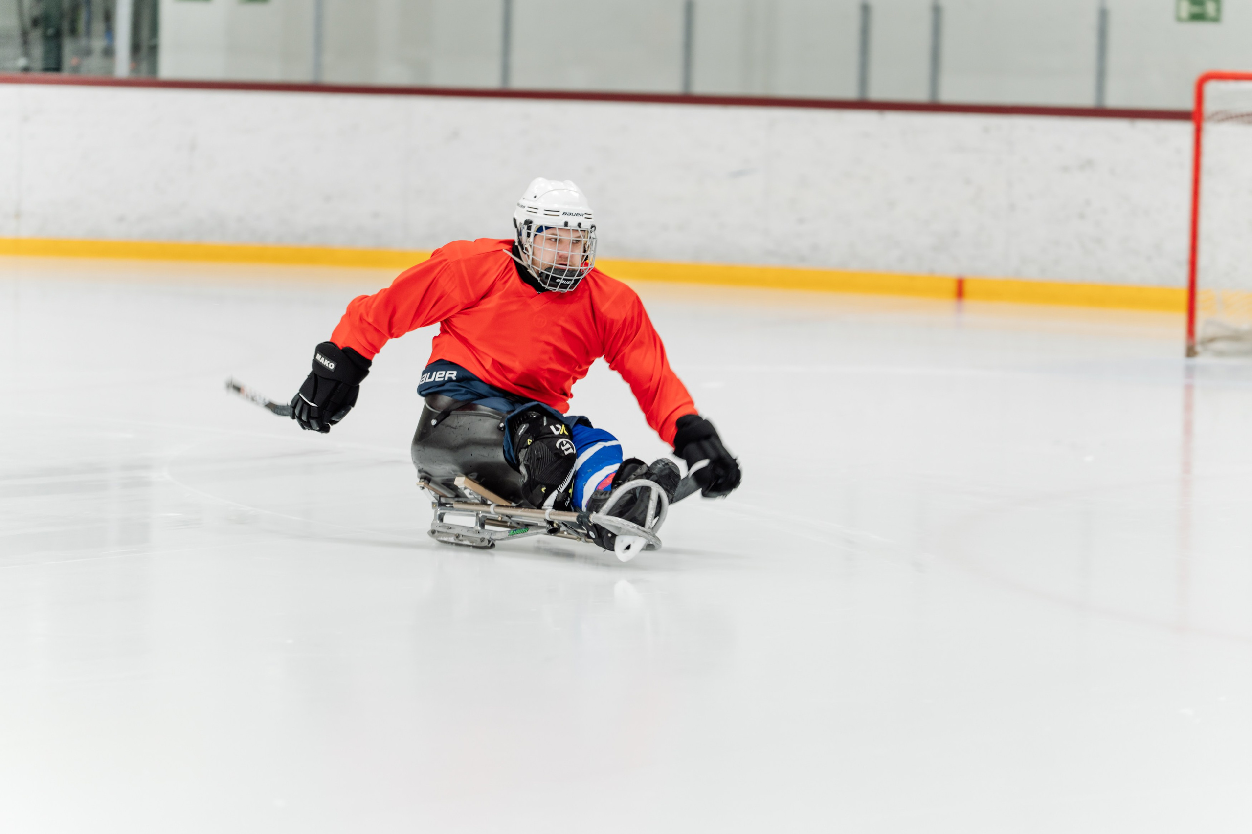 Игра в следж хоккей приуроченная 23.02.26 в арене Сталкер