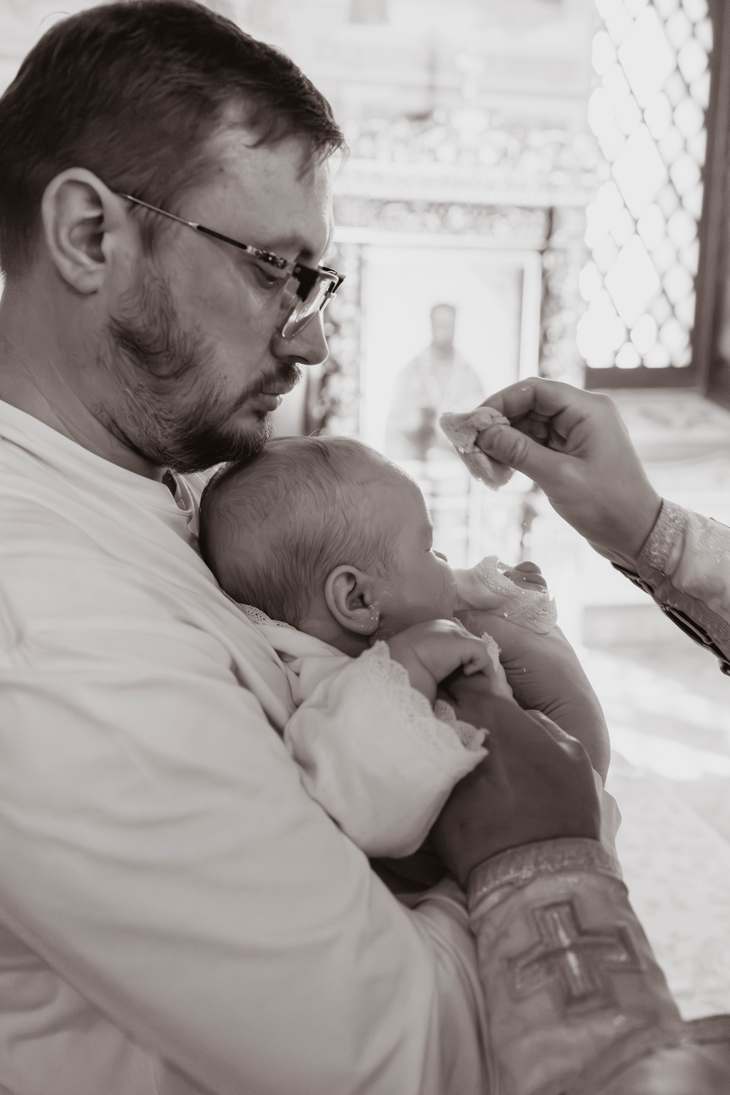 Таинство Крещения Евгения. Фотограф новорождённых Newborn Москва