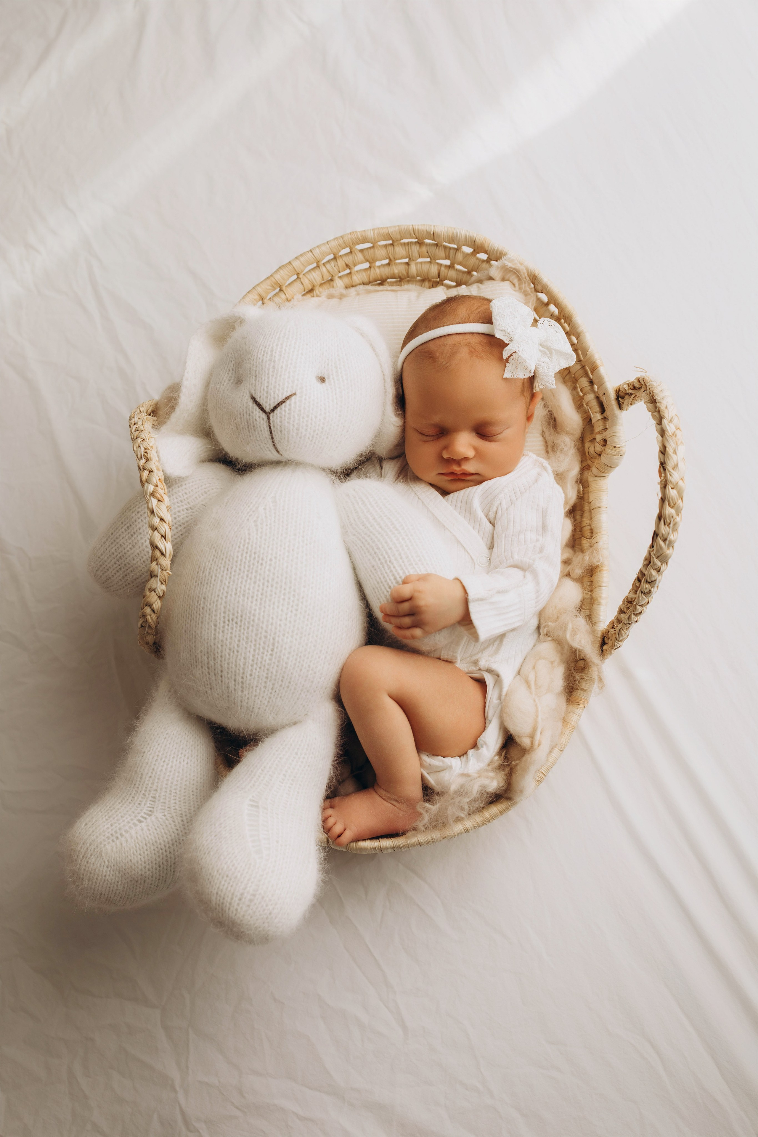 Кира 6 дней. Фотограф новорождённых Newborn Москва