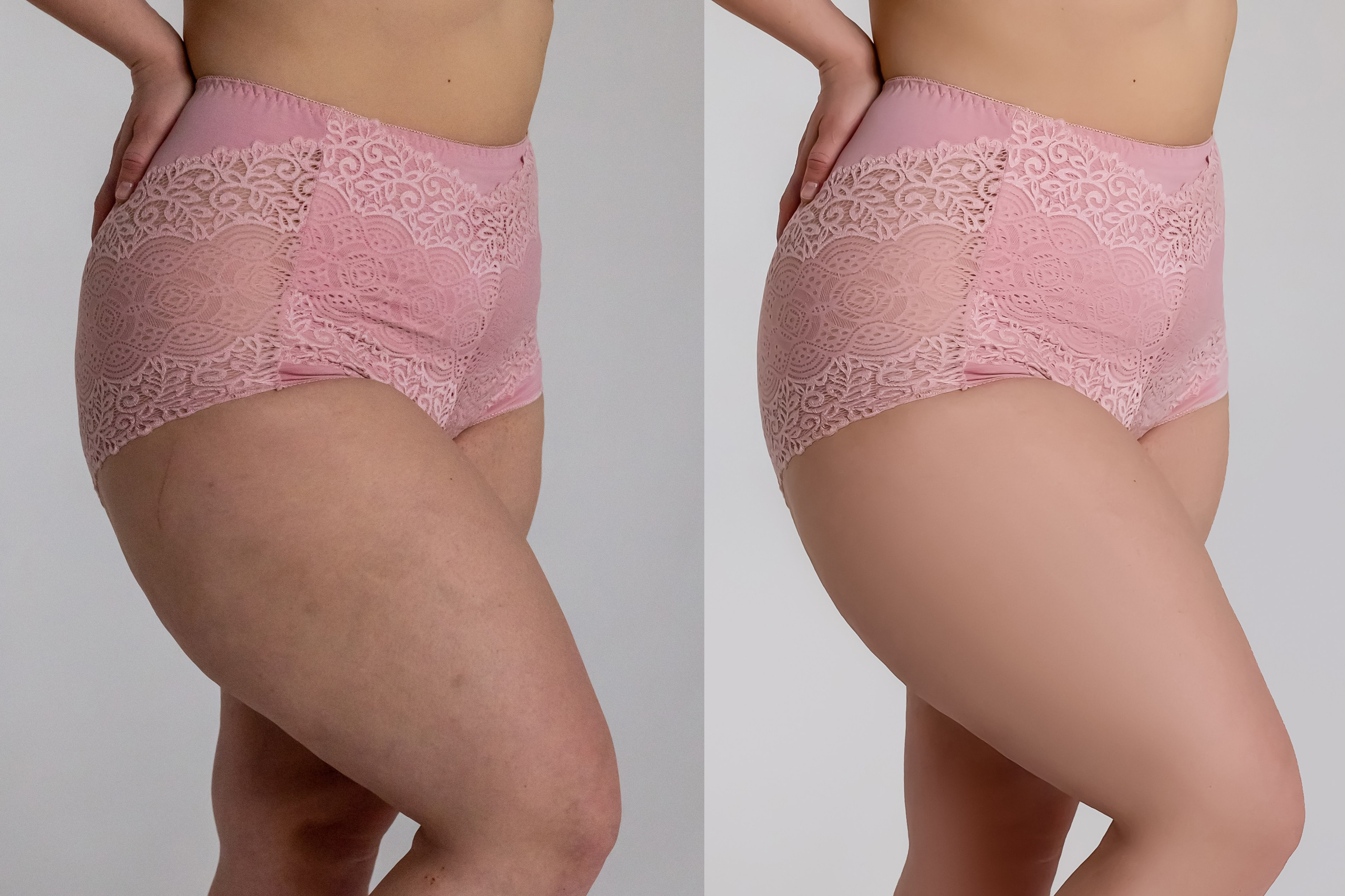 Деликатная обработка портретов для рекламы нижнего белья | Студия SVITHART