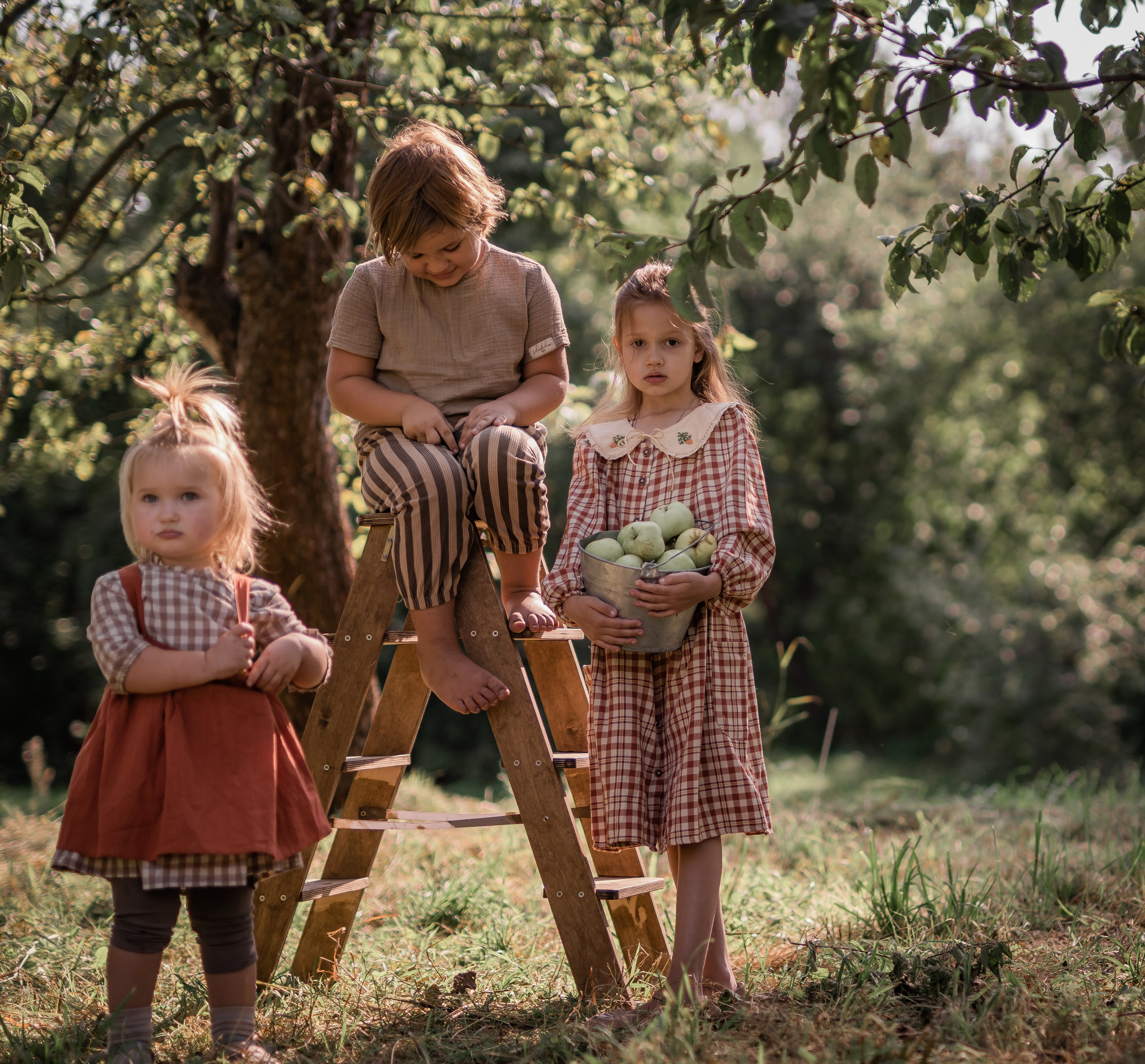 Яблочный сад. Семейный фотограф Ефремова Виктория