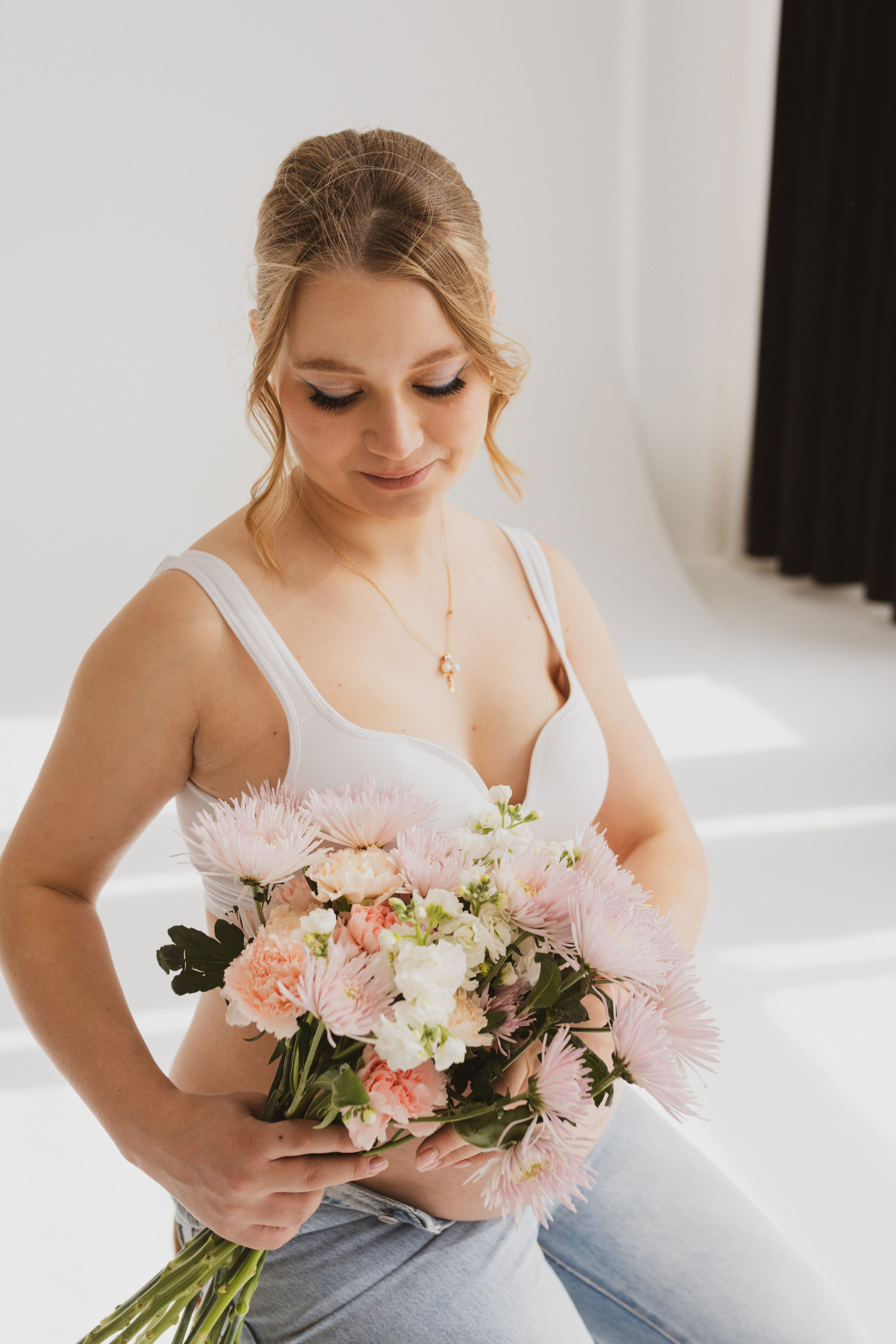 Семейная фотосессия в студии в Москве, семейный фотограф Анна Полушина. Свадебный фотограф в Москве Анна Полушина