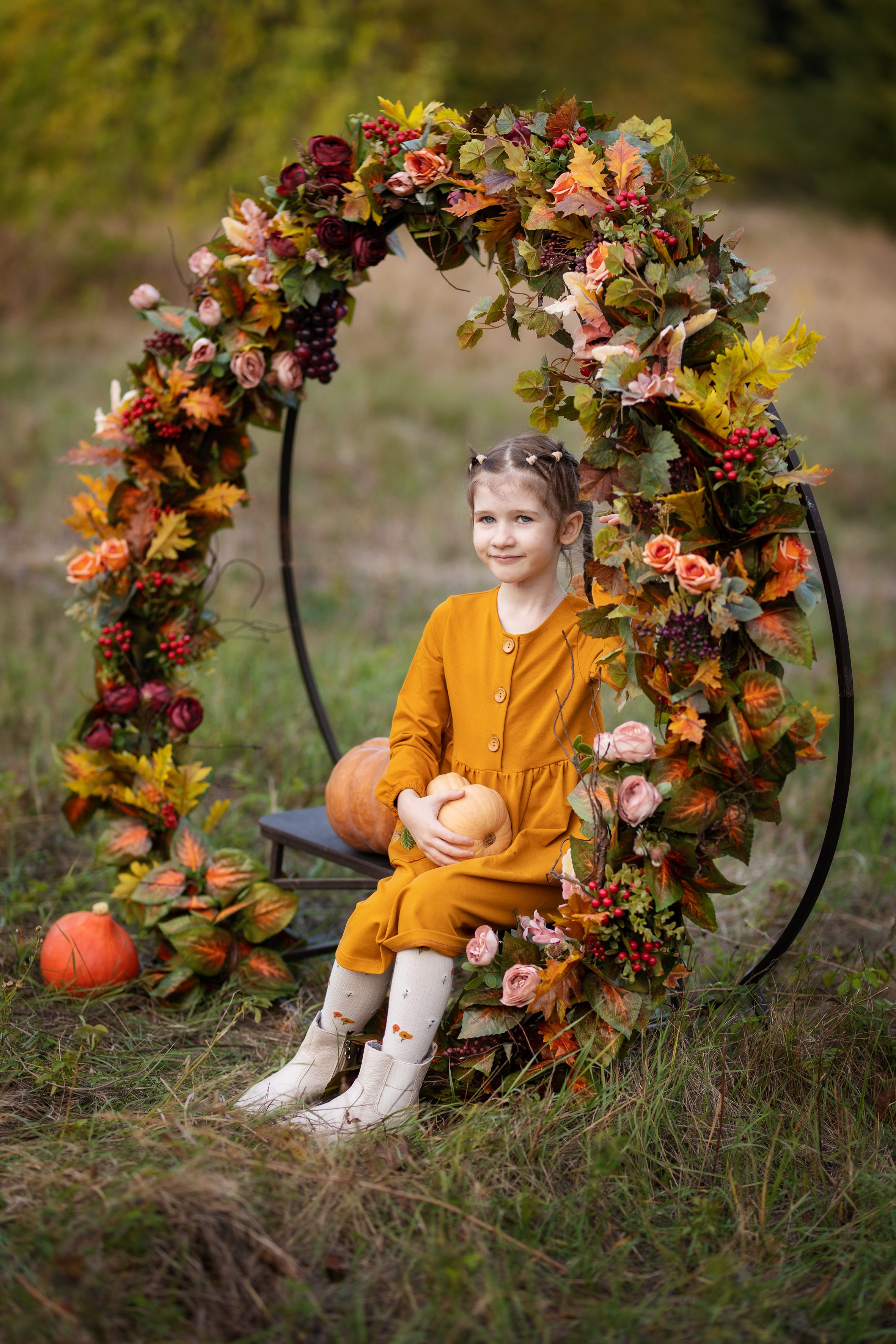Осення фотосессия Василисы. Школьный фотограф в Краснодаре Юлия Войлова