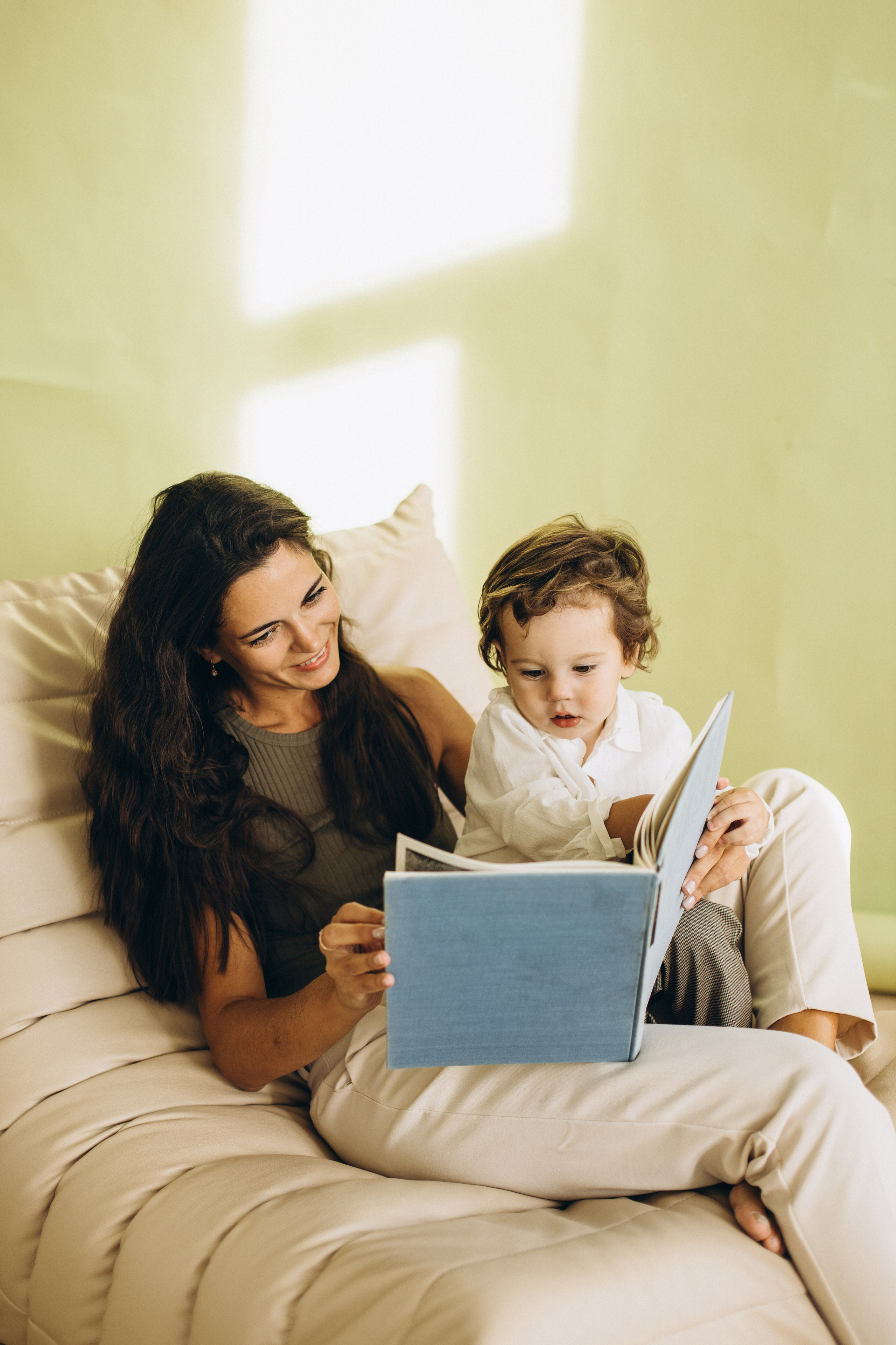 мама с сыном 2 года в студии Самара