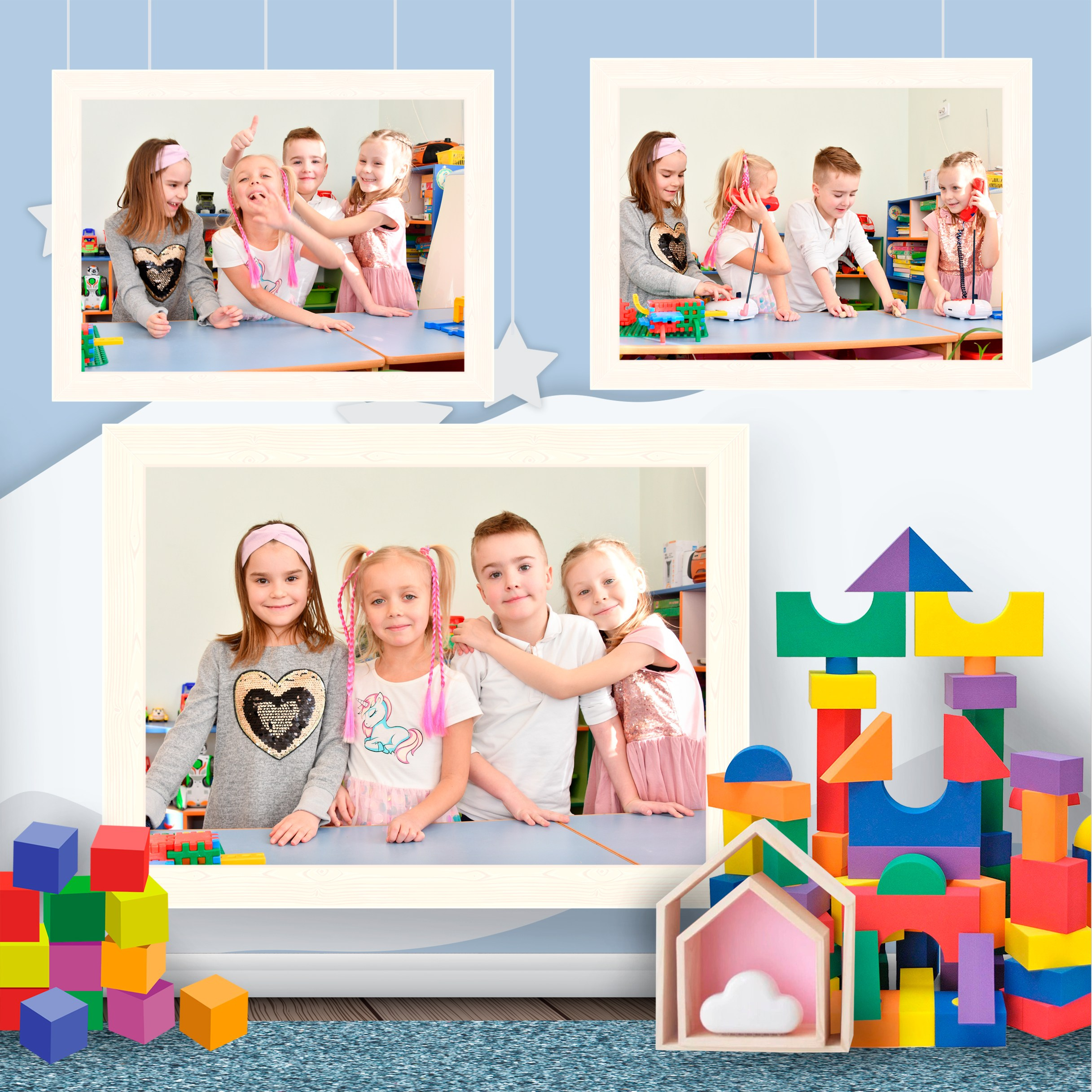 Макет альбома для детского сада. Фотограф в Санкт-Петербурге Ксения Яковчук