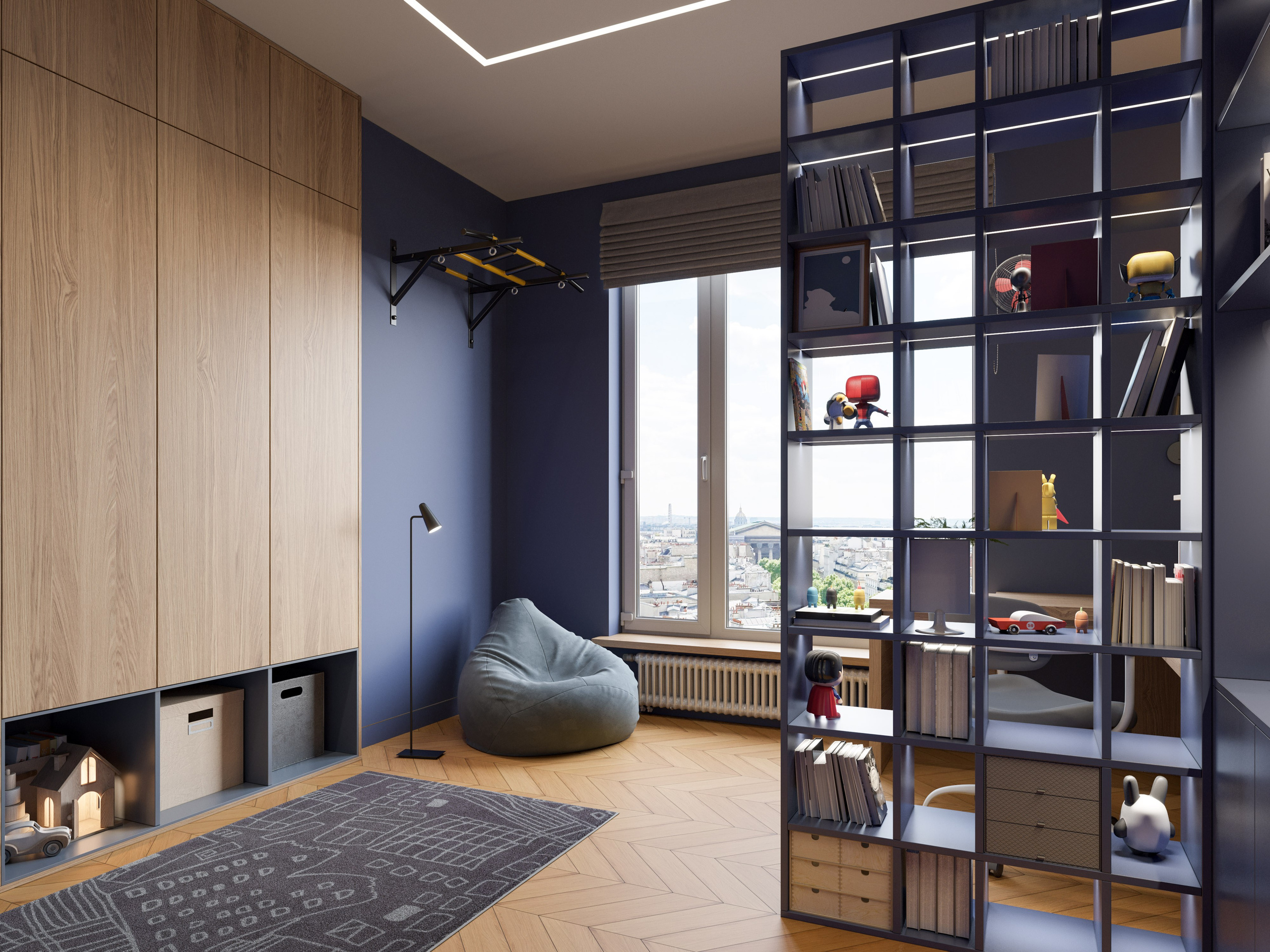 3D Визуализации Квартиры с Цветовыми Акцентами | Портфолио. Визуализатор интерьера в Москве | Брагин Кирилл