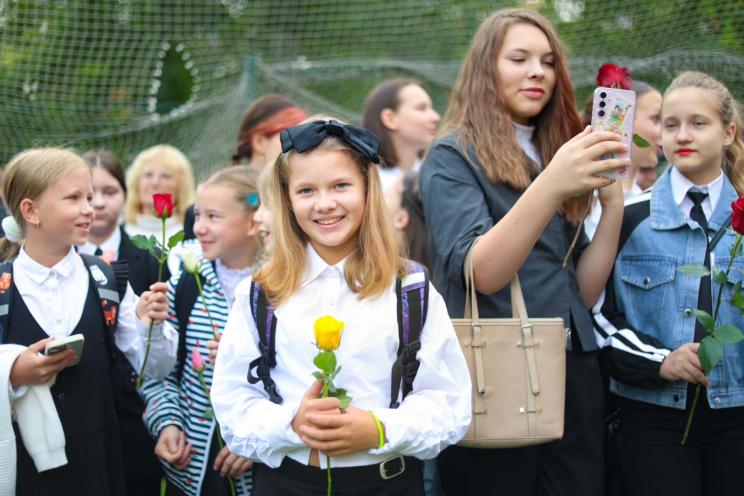 1 сентября в школе № 500. Фотограф Дарья Попова