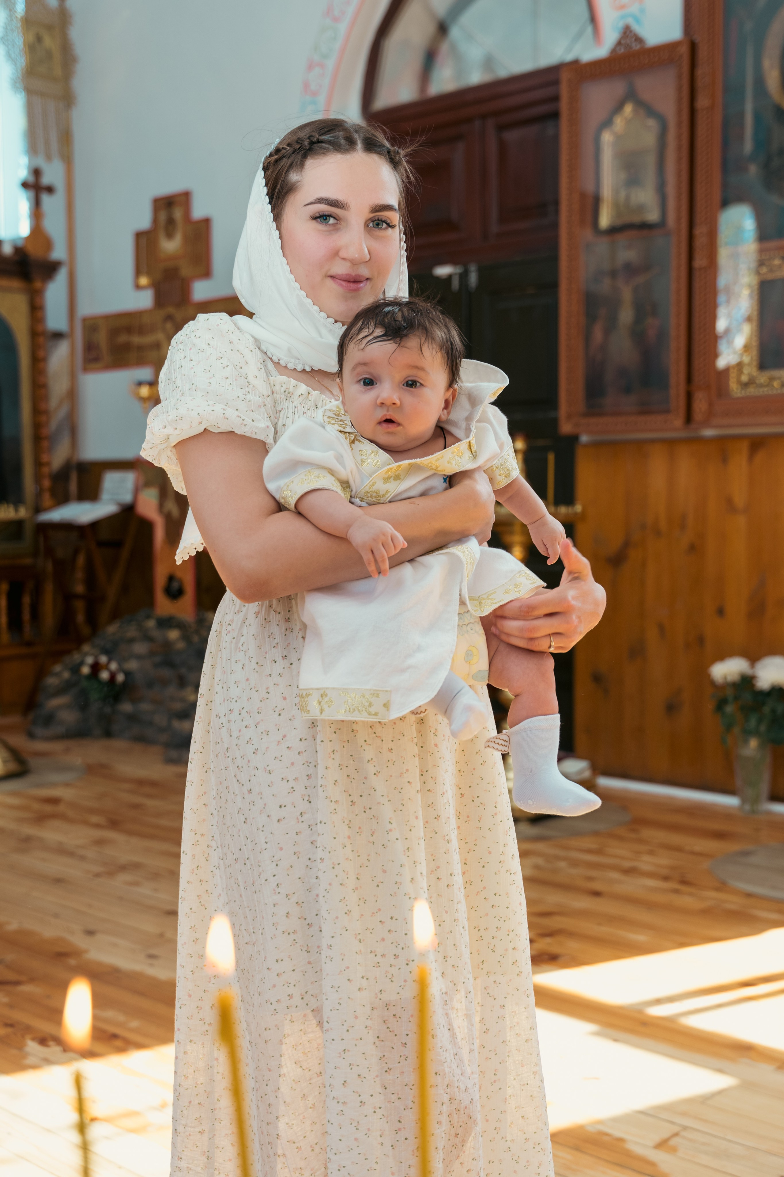 Крещение малыша Владимира: начало духовного пути. Фотограф |Ленинск, Волжский, Волгоград| Наталья Савилова
