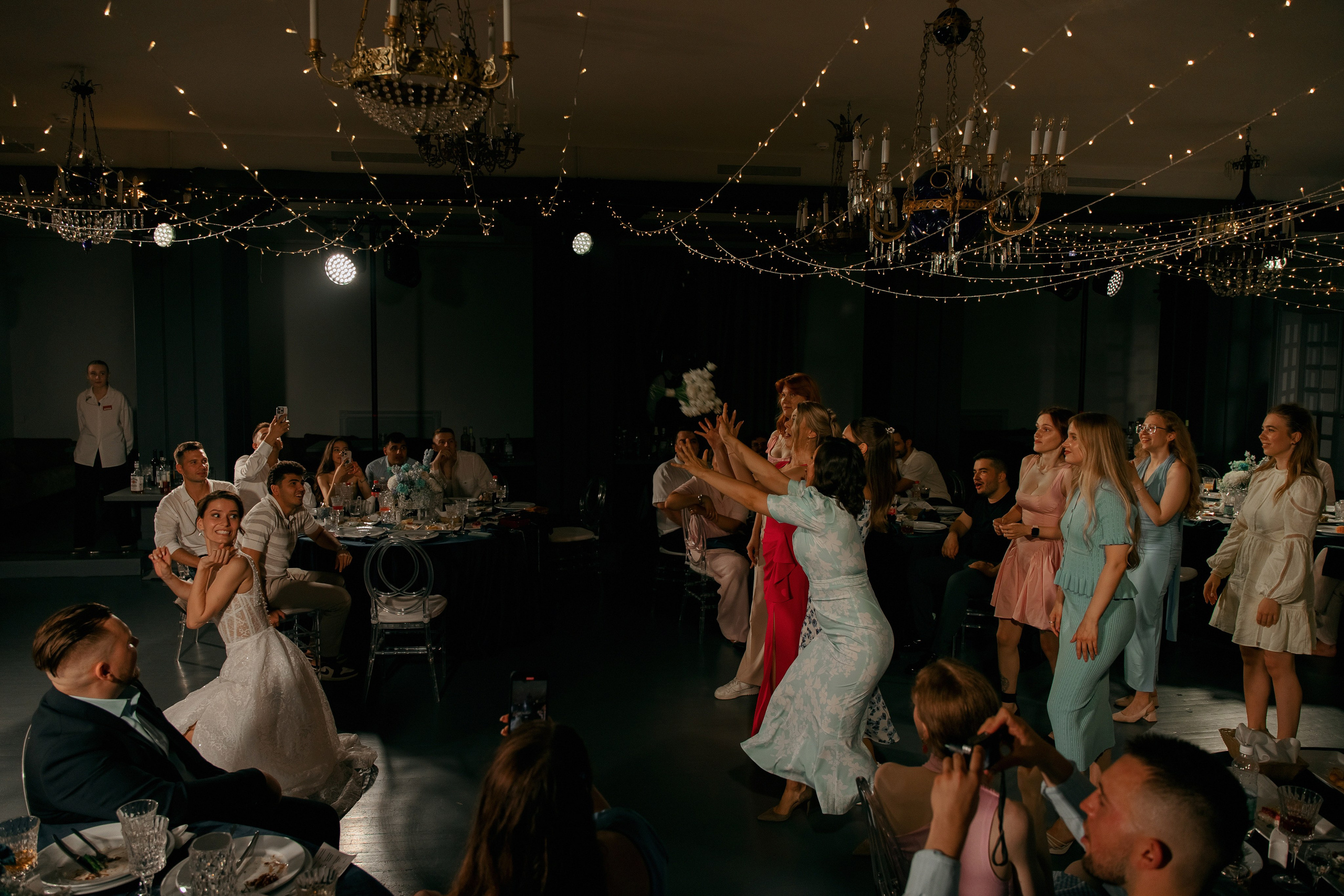 Свадебный ужин в ресторане АРХИТЕКТОР. Свадебный фотограф Москва