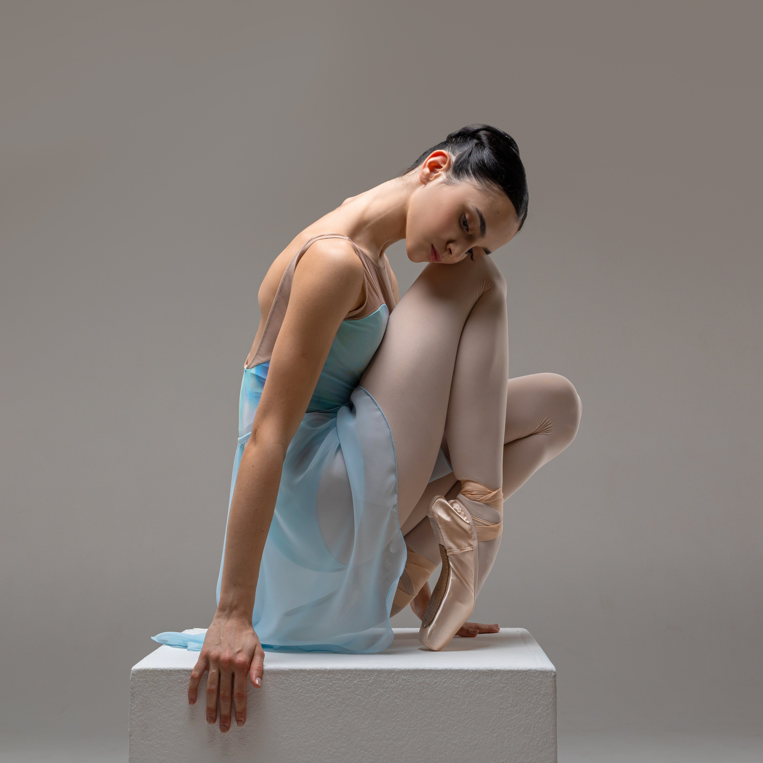 Балетная съёмка на белой циклораме и фонах. Балетный фотограф Алина Ханько — Душа Балета