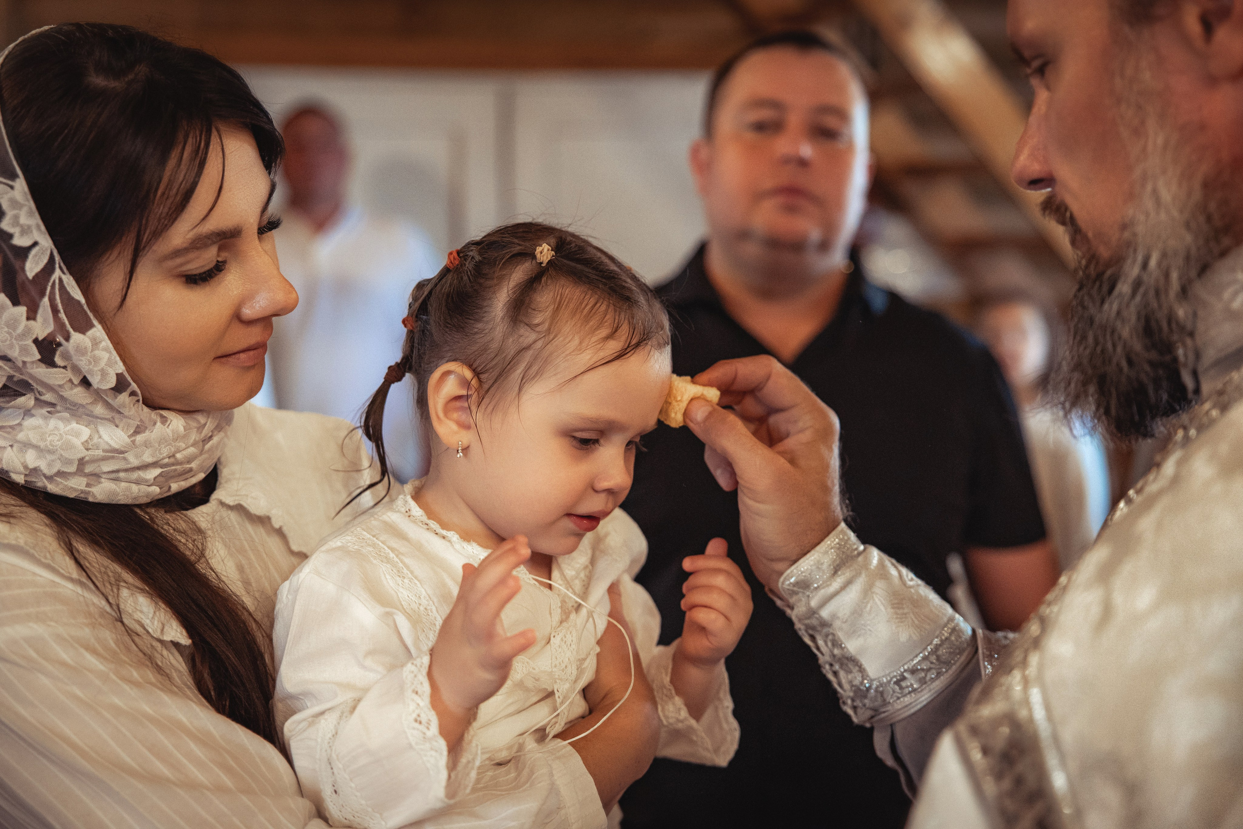 Таинство Крещения Мии. Храм Патриарха Тихона, х.Коржевский. Фотограф на Крещение и Венчание Краснодарский край — Гранкина Юлия